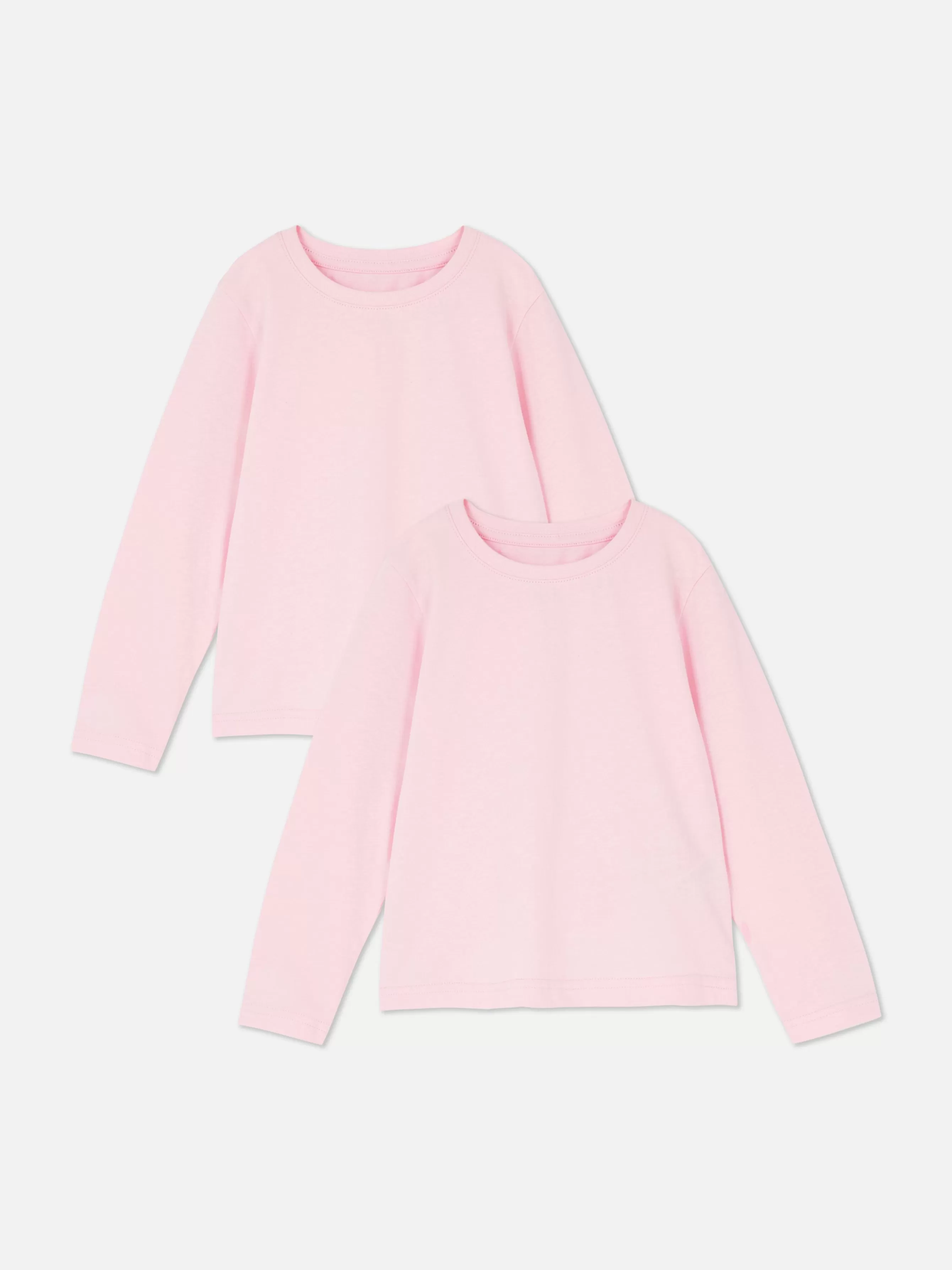 Store Primark Lot De 2 T-shirts à Manches Longues Rose