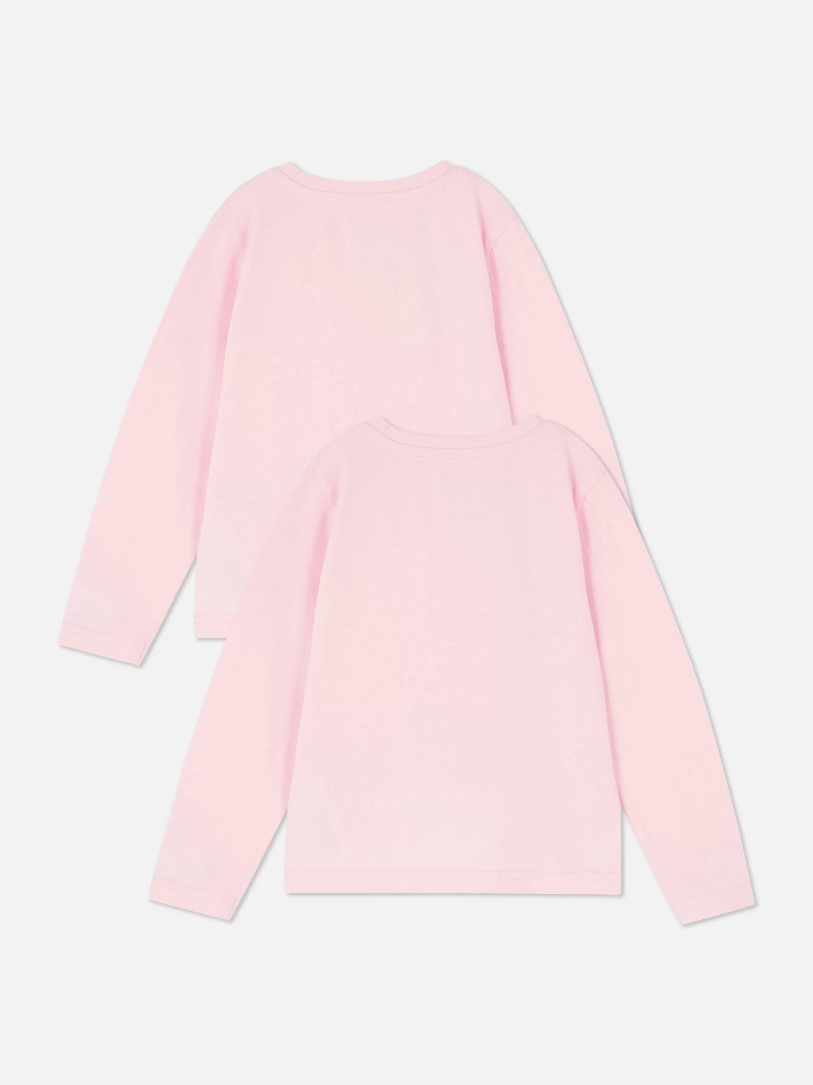 Store Primark Lot De 2 T-shirts à Manches Longues Rose