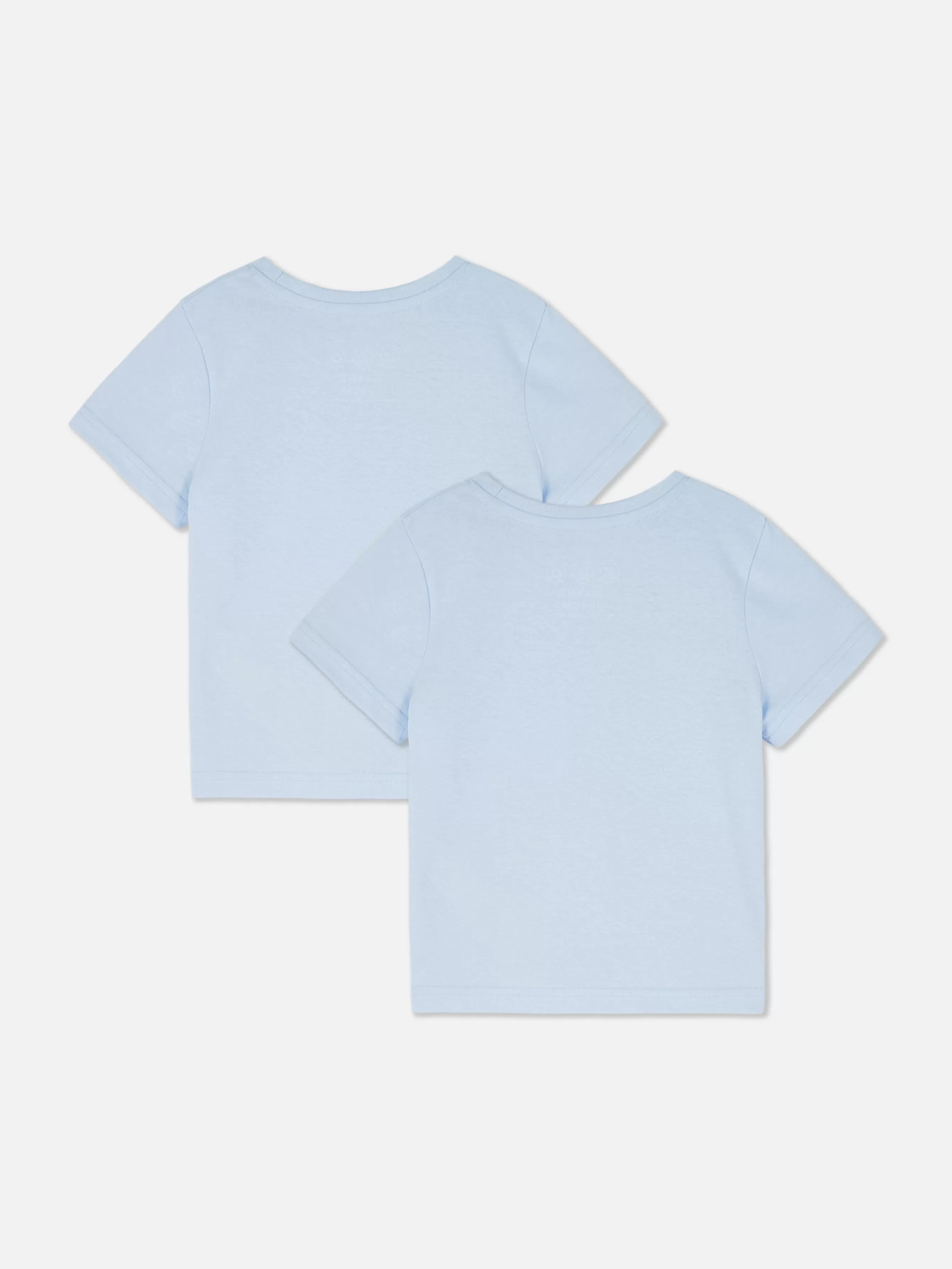 Best Sale Primark Lot De 2 T-shirts D'école à Manches Courtes Bleu clair