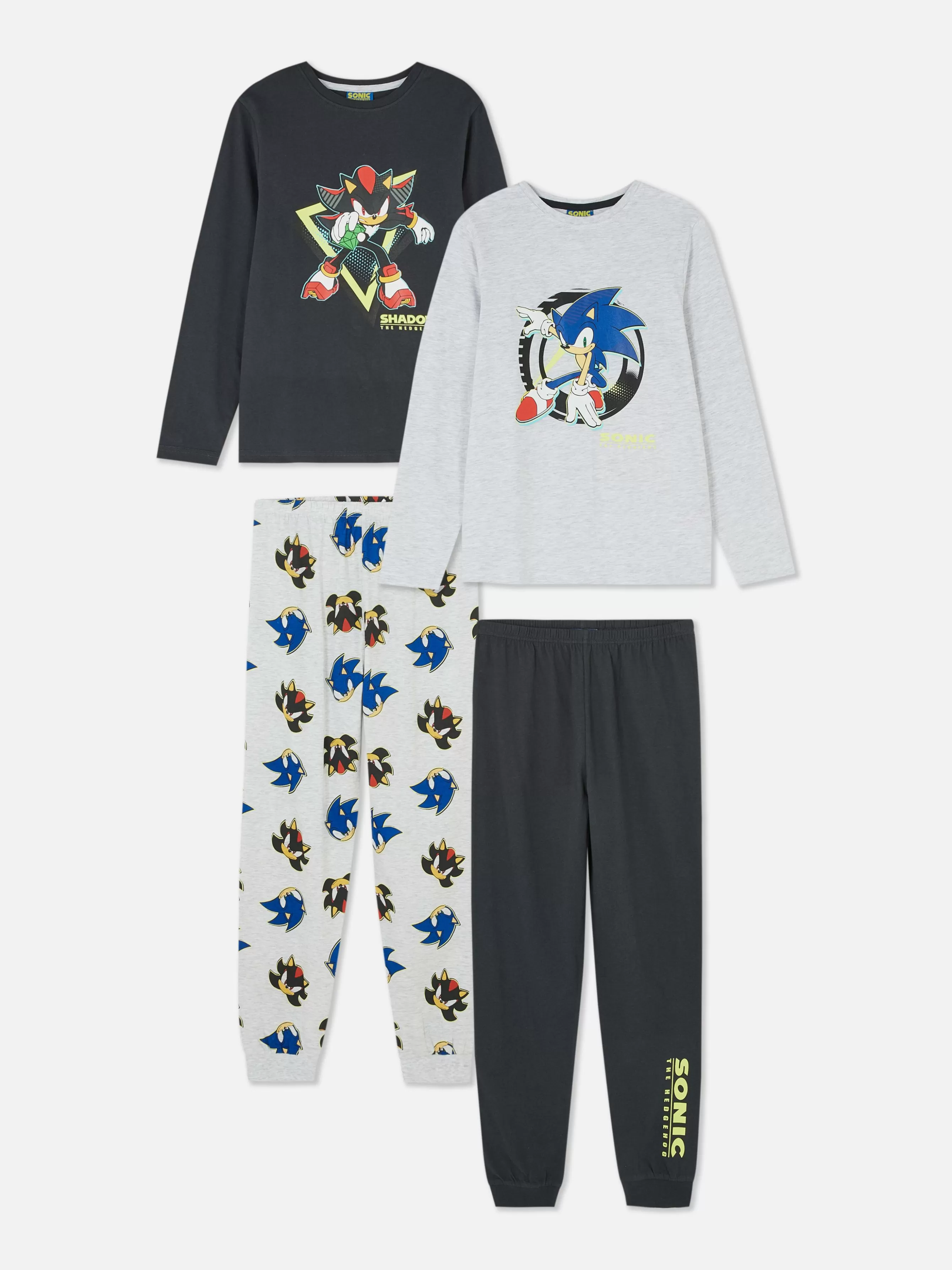 Online Primark Lot De 2 pyjamas Sonic Le Hérisson Et Shadow Noir