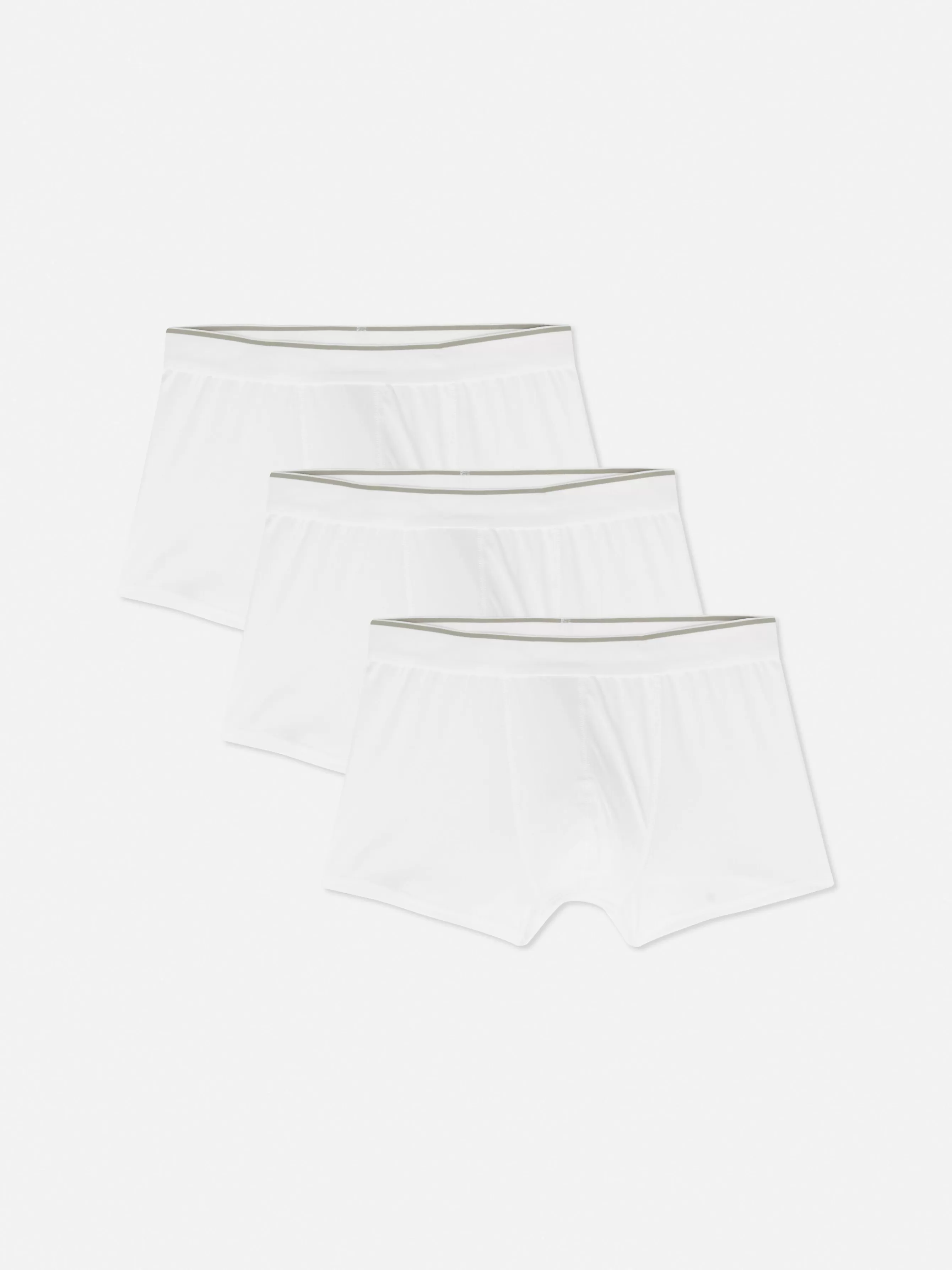 New Primark Lot De 3 Boxers Essential Blanc