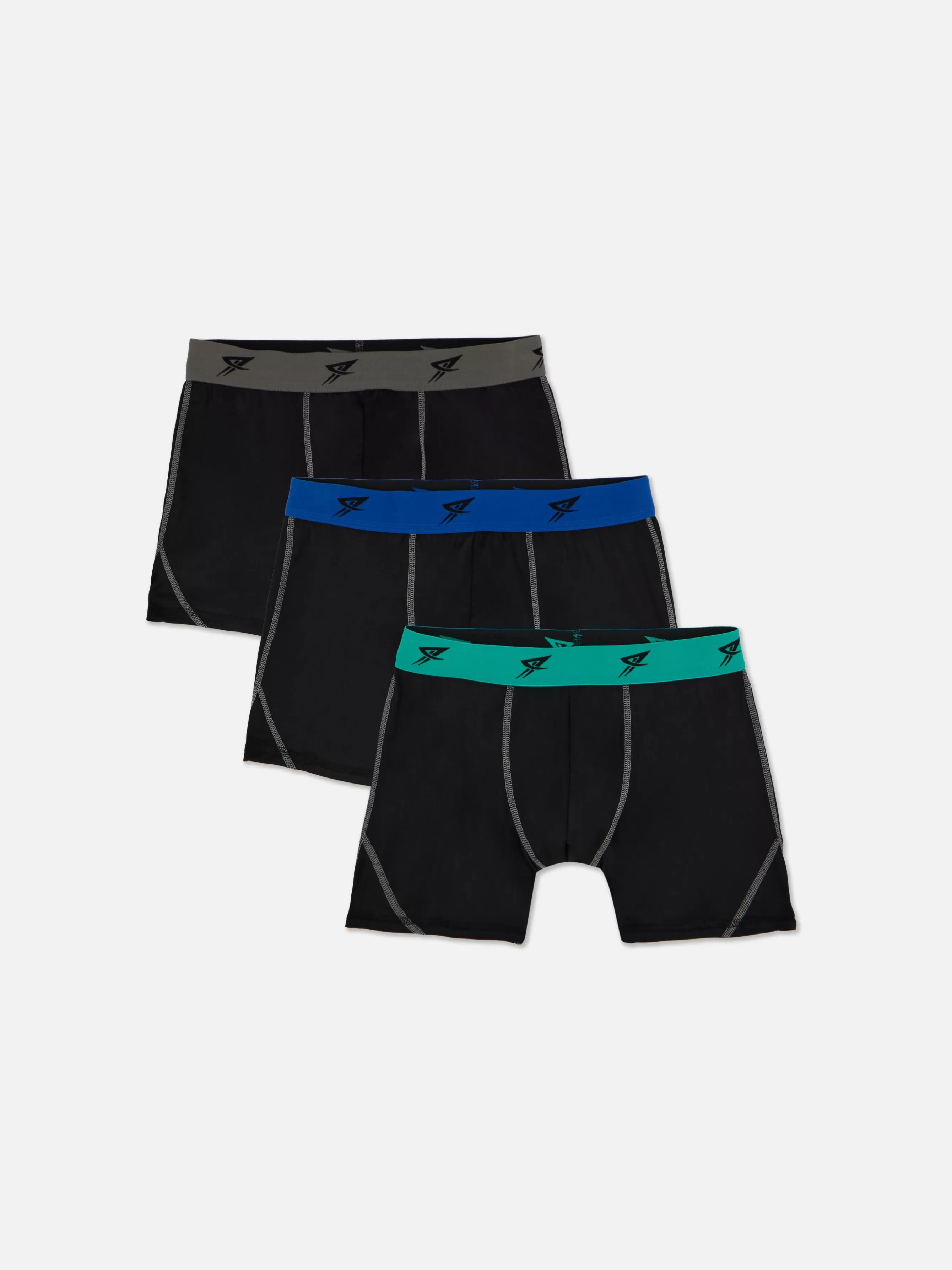 Fashion Primark Lot De 3 Boxers Sport Noir