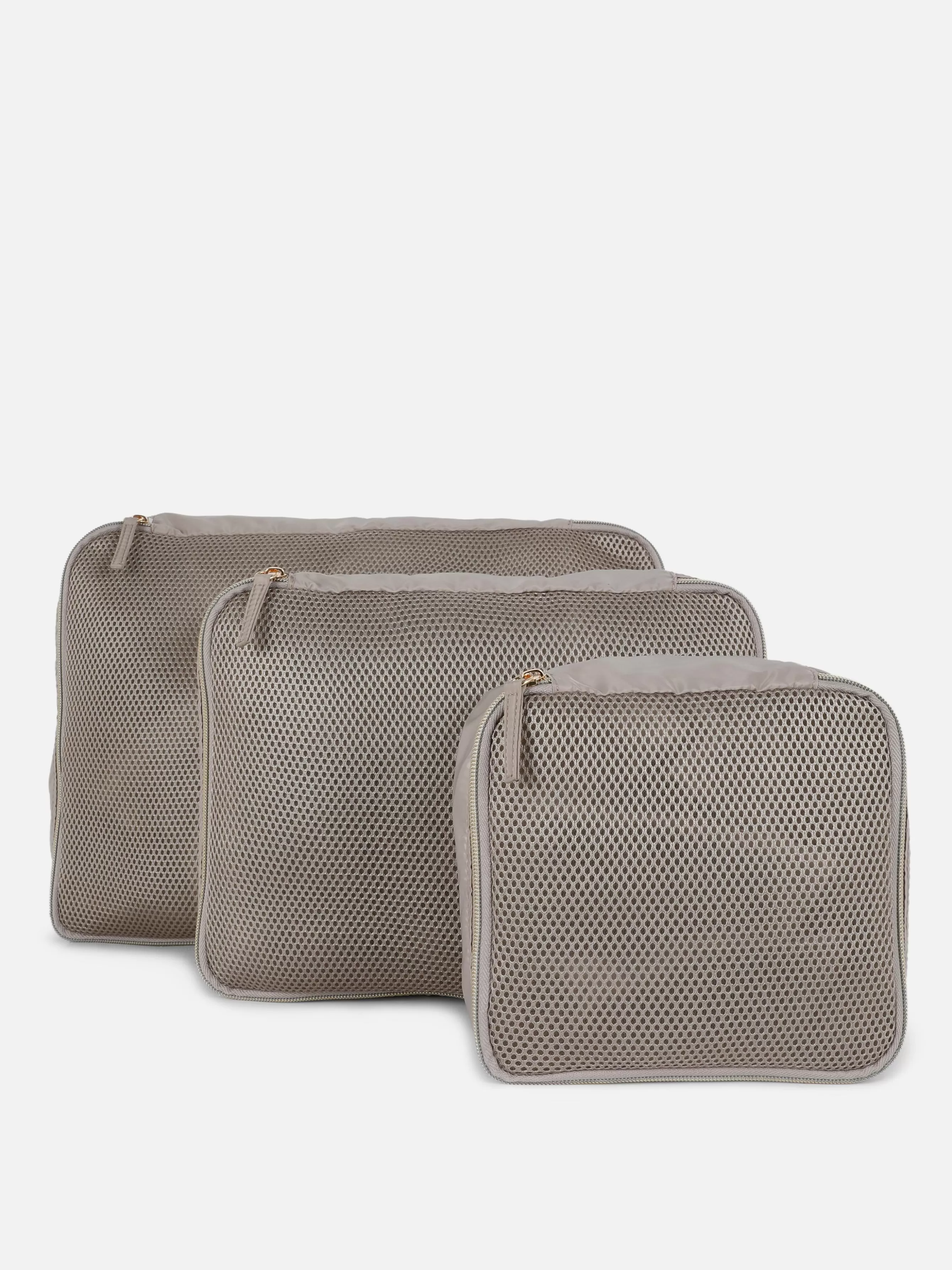 Sale Primark Lot De 3 Cubes De Rangement En Maille Beige