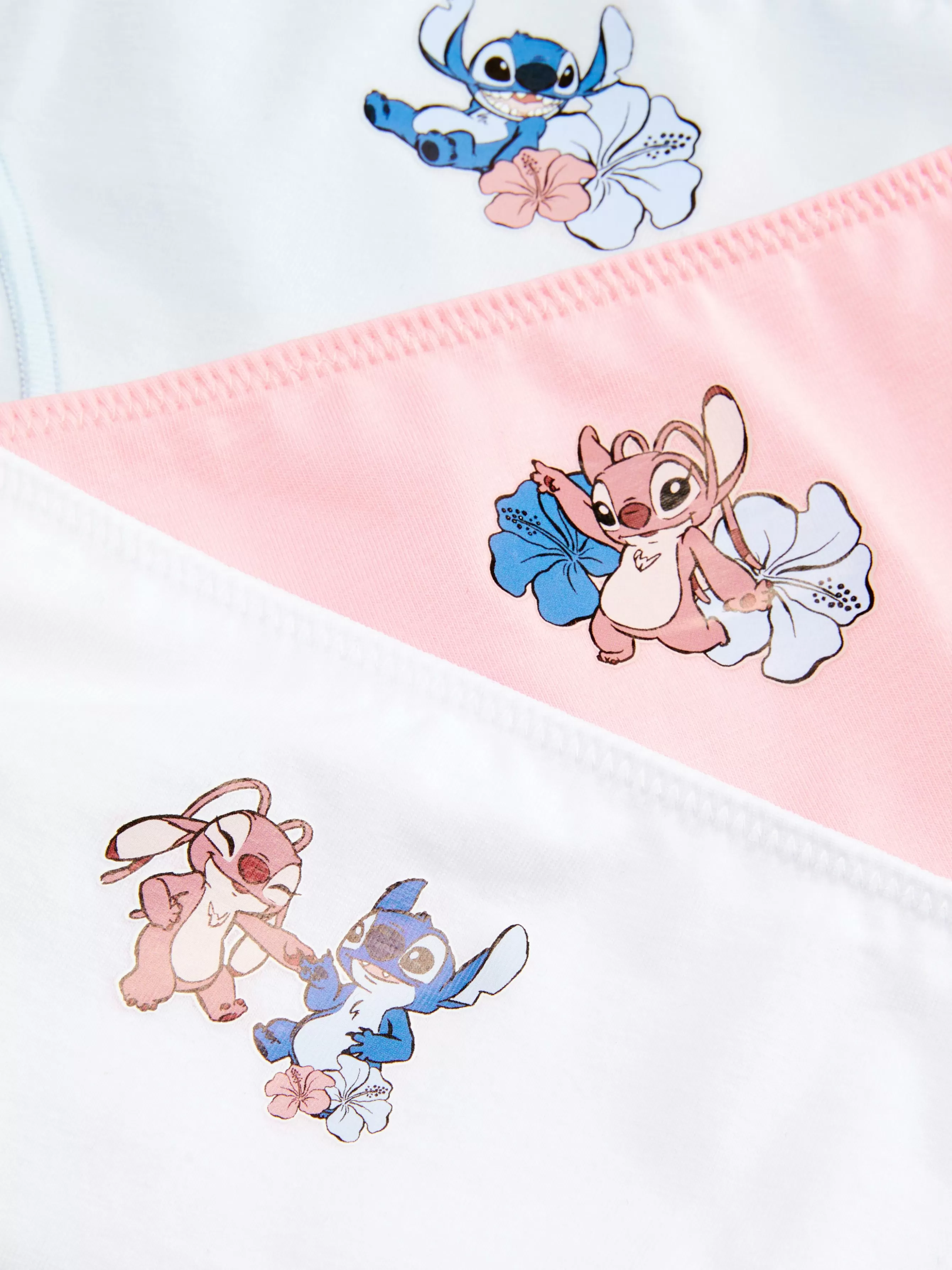 Outlet Primark Lot De 3 Culottes Disney Lilo & Stitch Bleu