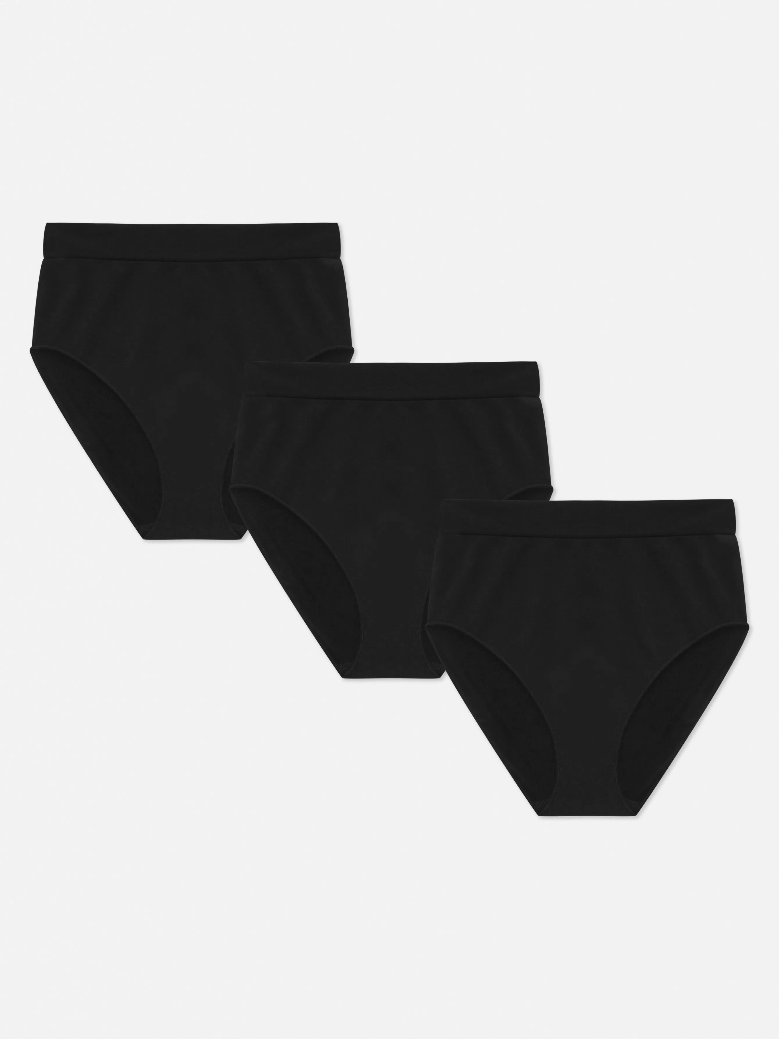 Flash Sale Primark Lot De 3 Culottes Hautes Et Couvrantes Sans Coutures Noir