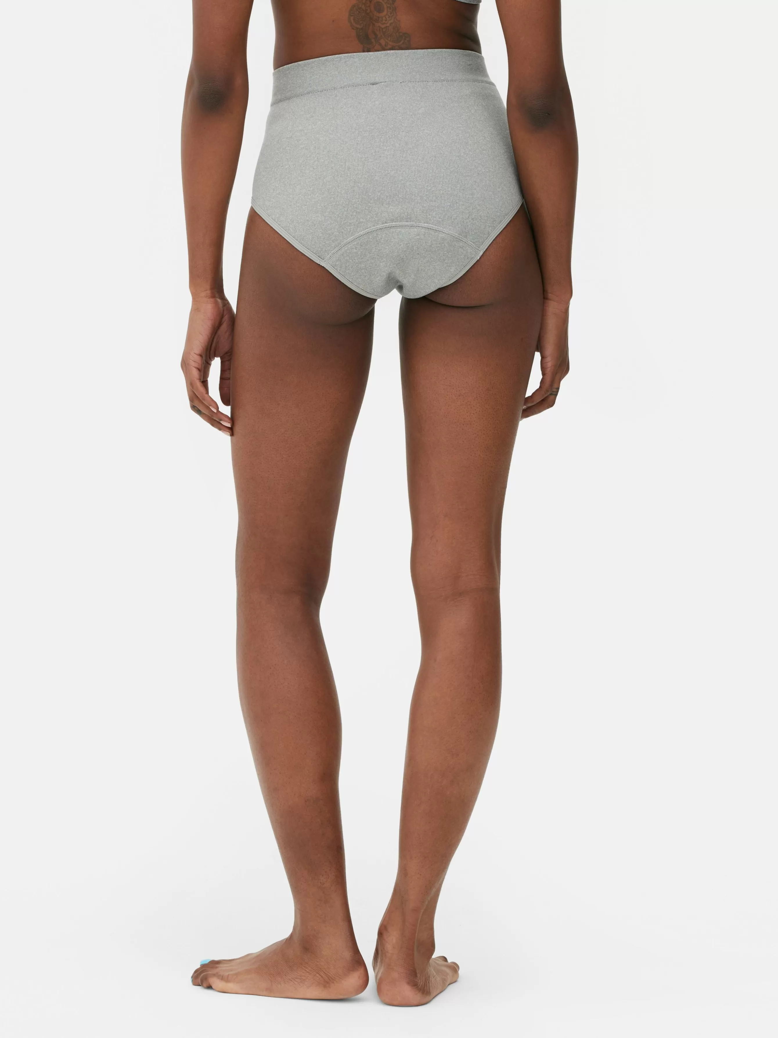 Hot Primark Lot De 3 Culottes Menstruelles Côtelées Taille Haute Noir
