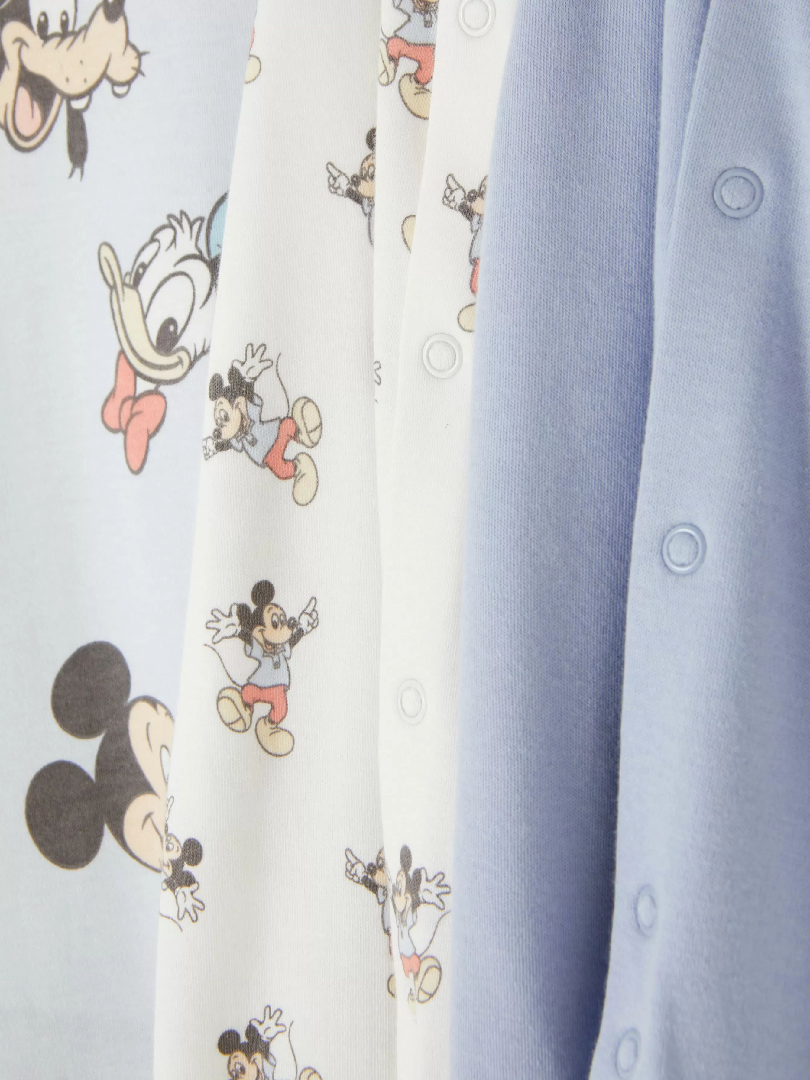 Clearance Primark Lot De 3 Grenouillères Disney Mickey Mouse Et Ses Amis Bleu