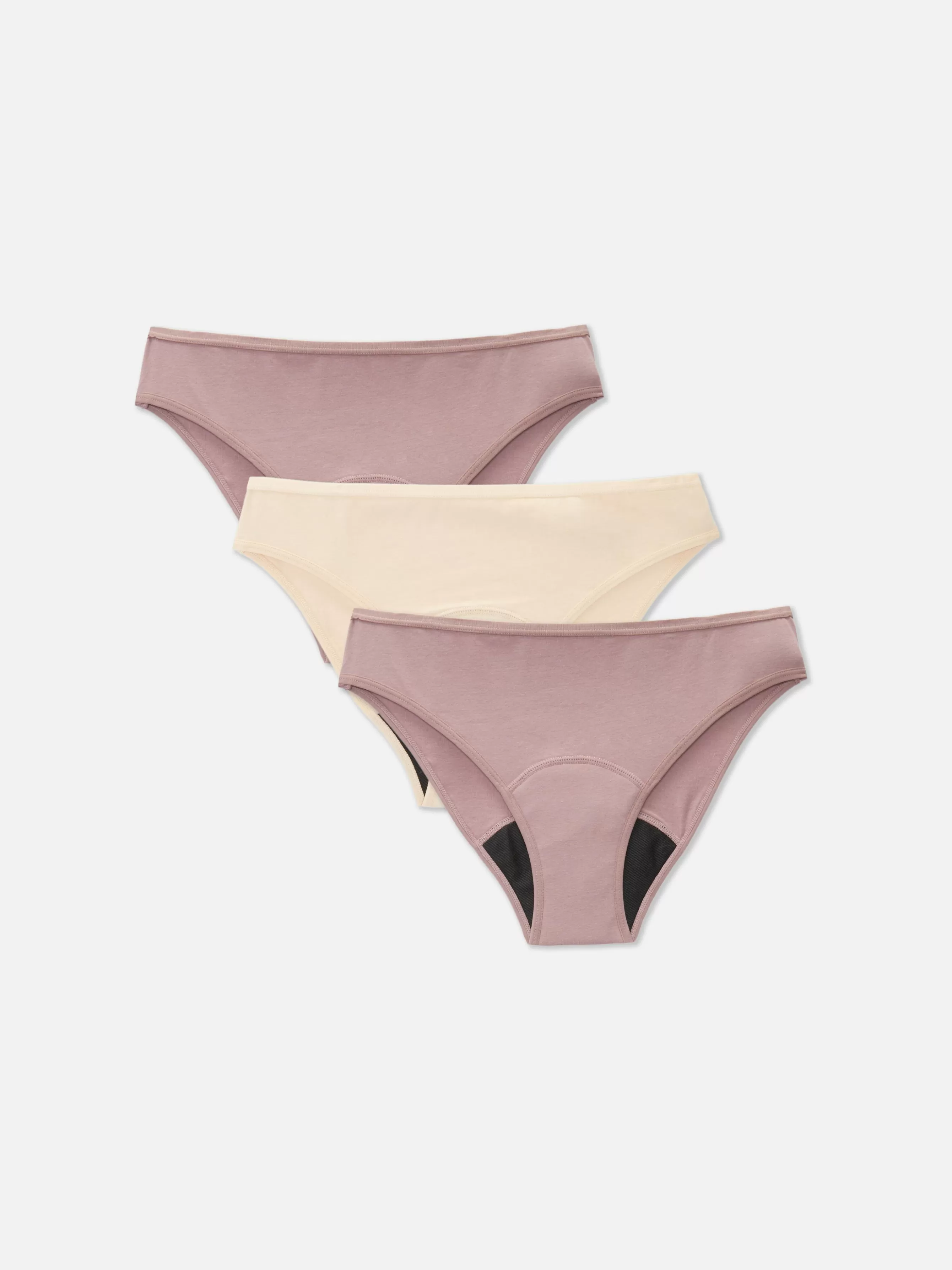 Cheap Primark Lot De 3 Mini Culottes Menstruelles Moka