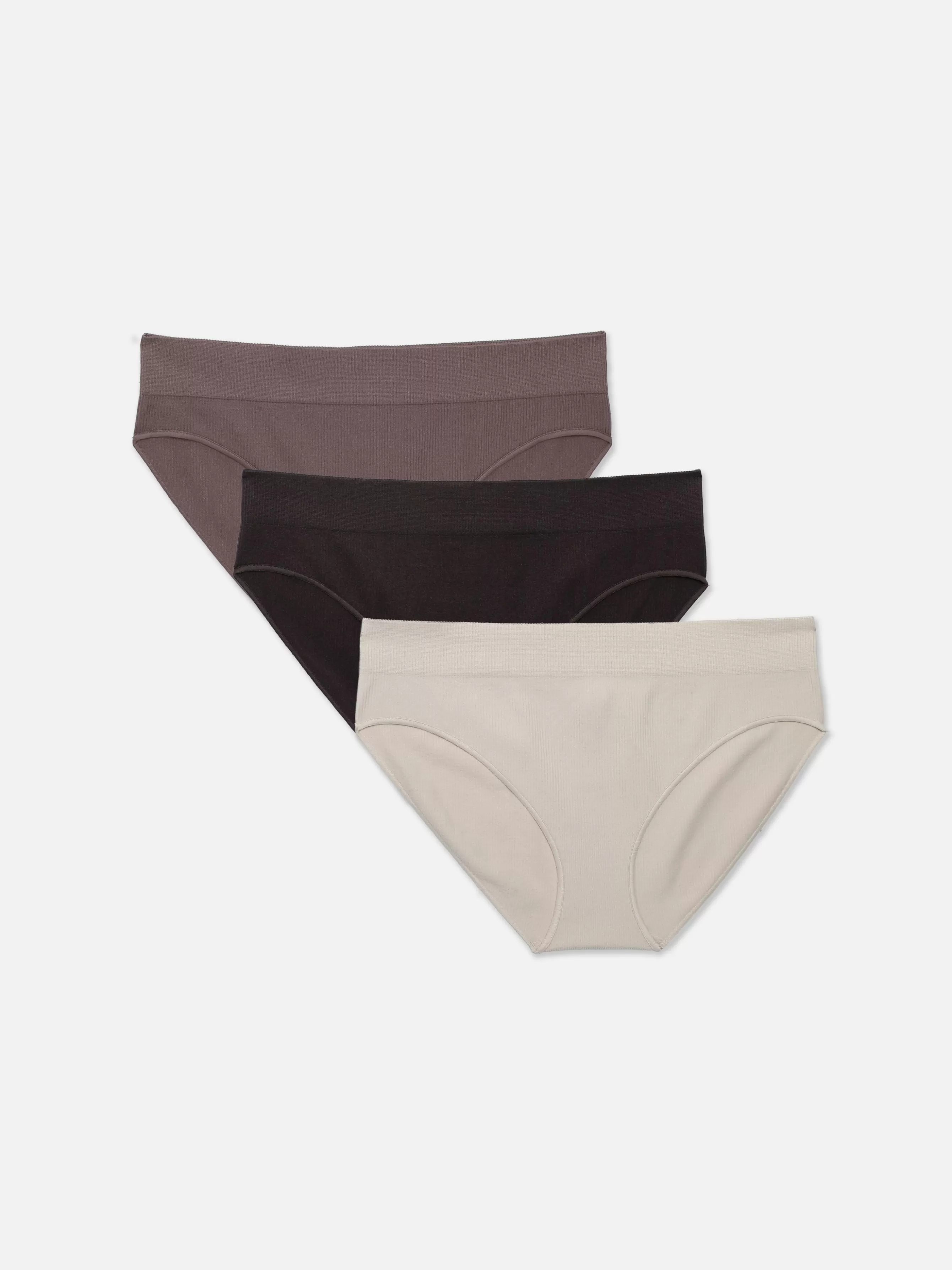 Outlet Primark Lot De 3 Mini Culottes Sans Couture Figue