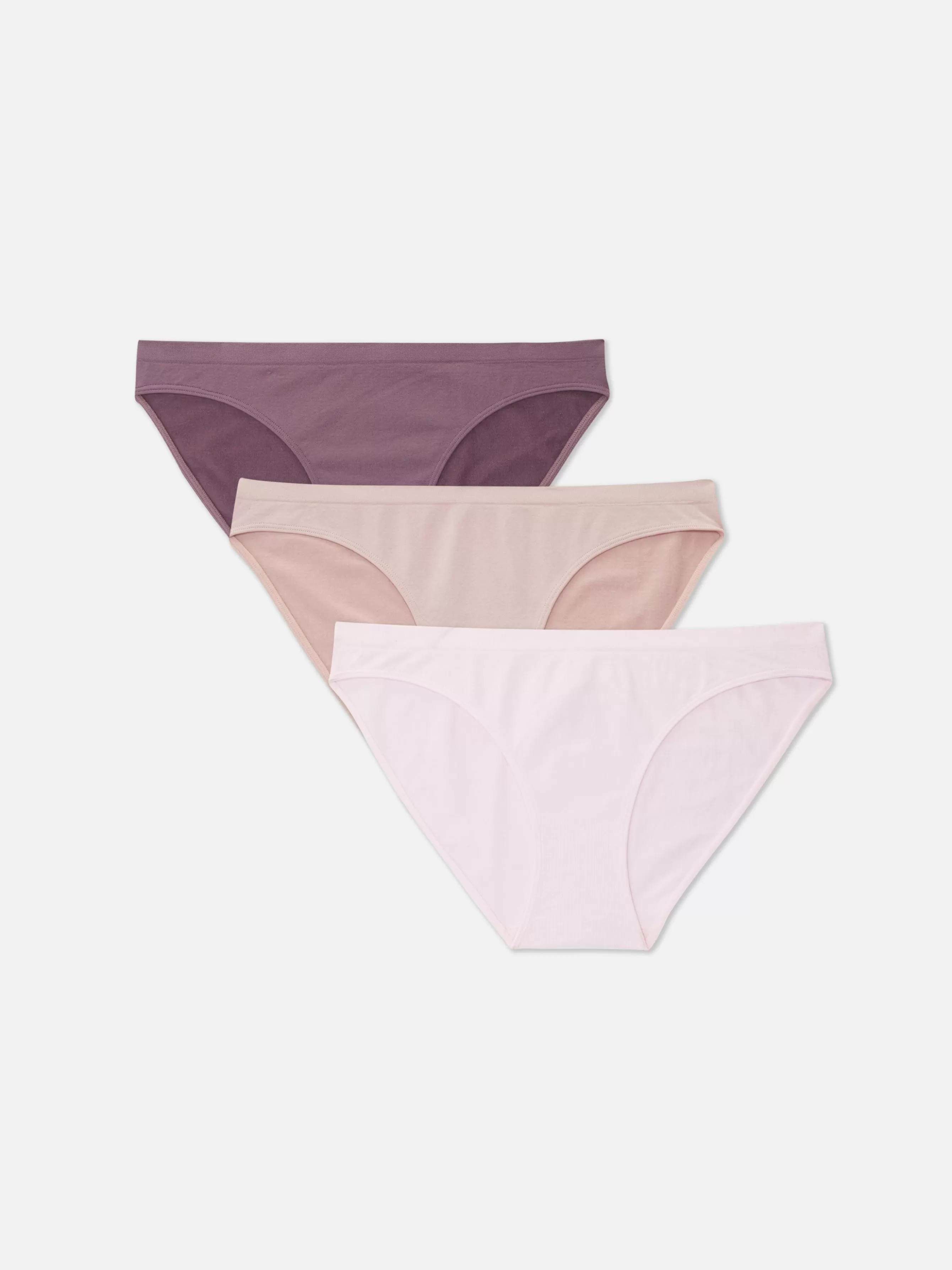 Online Primark Lot De 3 Mini Culottes Sans Couture Rose clair