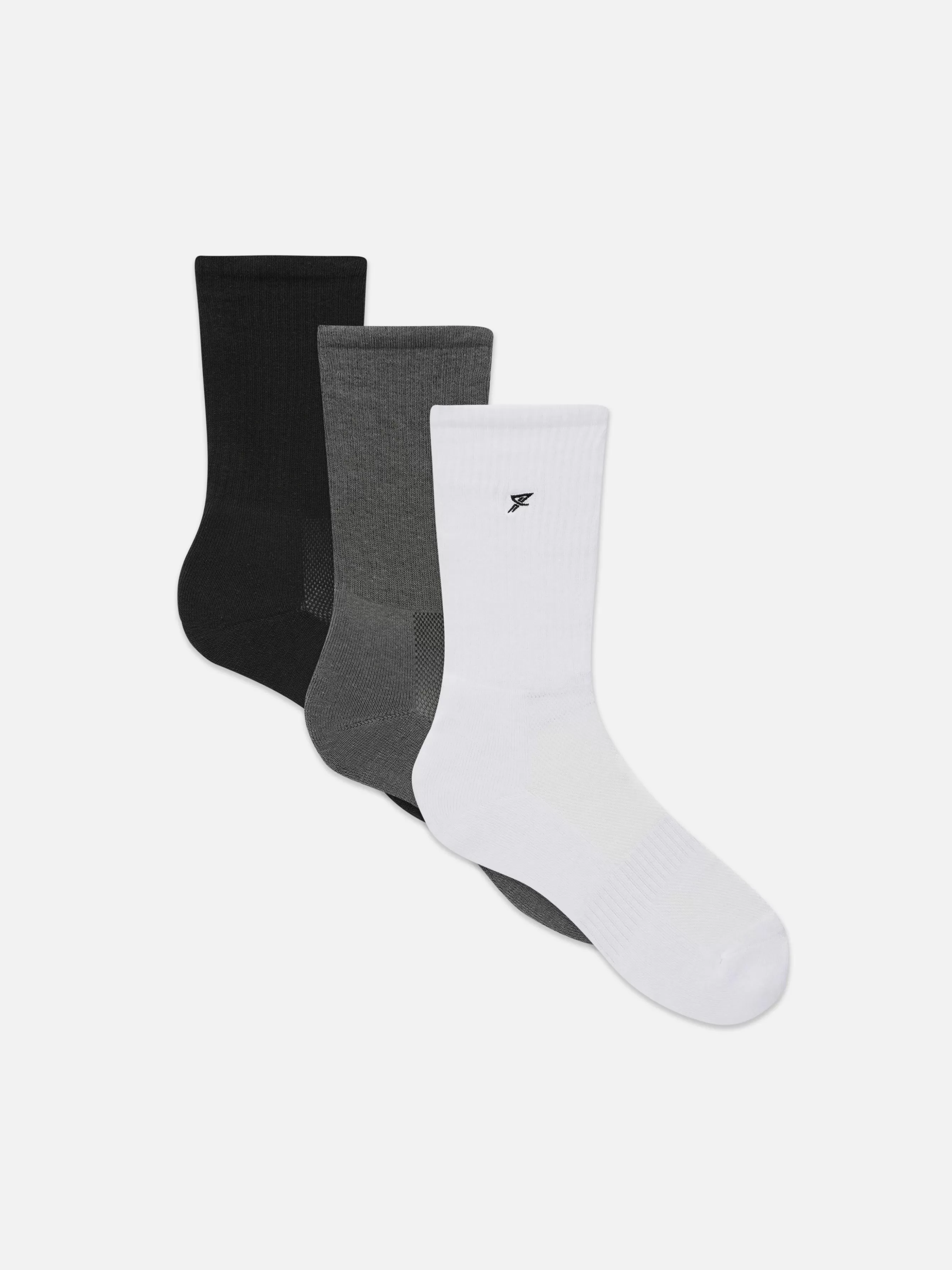 Outlet Primark Lot De 3 Paires De Chaussettes De Sport Anthracite