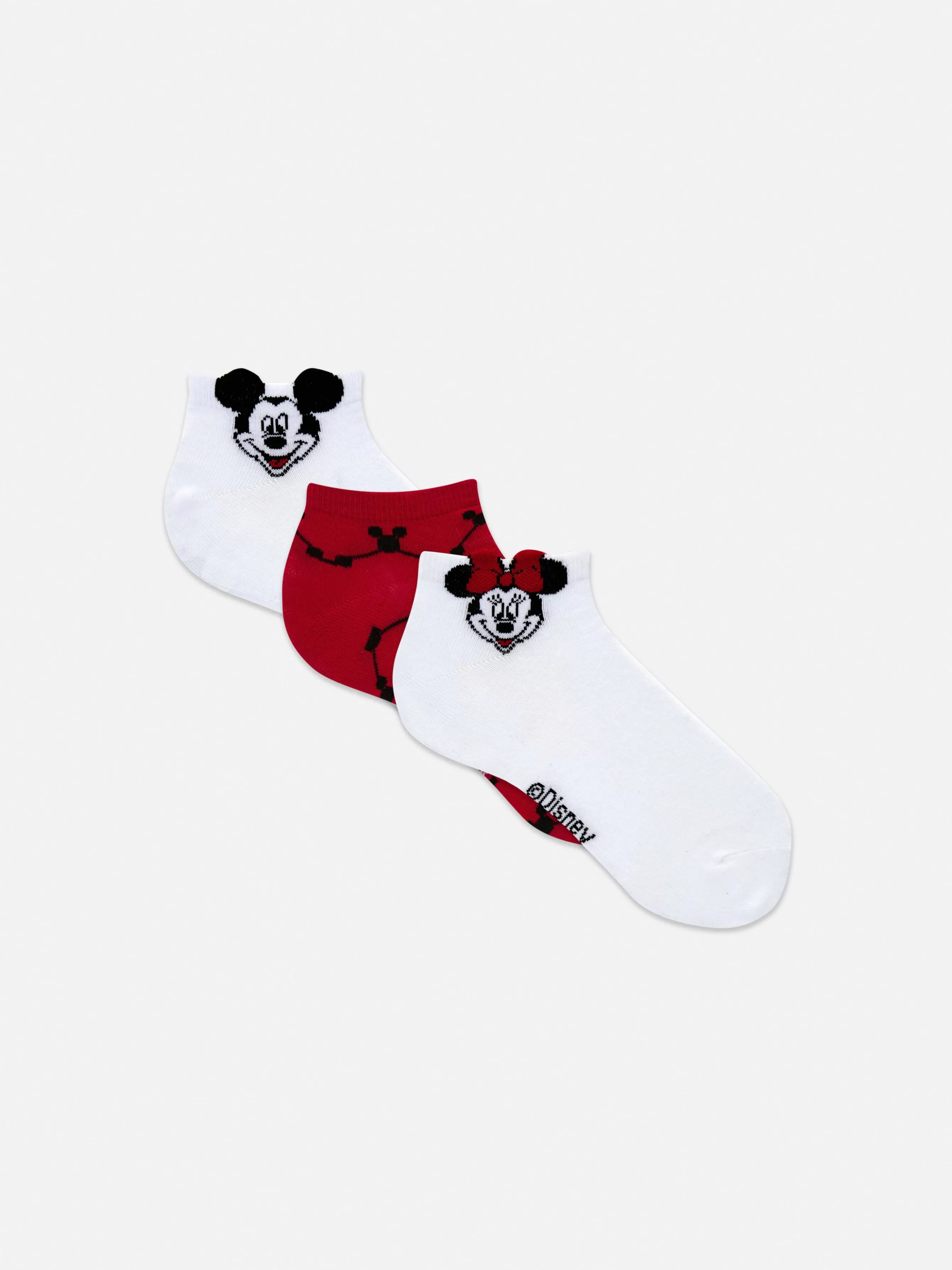Cheap Primark Lot De 3 Paires De Chaussettes Disney Mickey Et Minnie Blanc