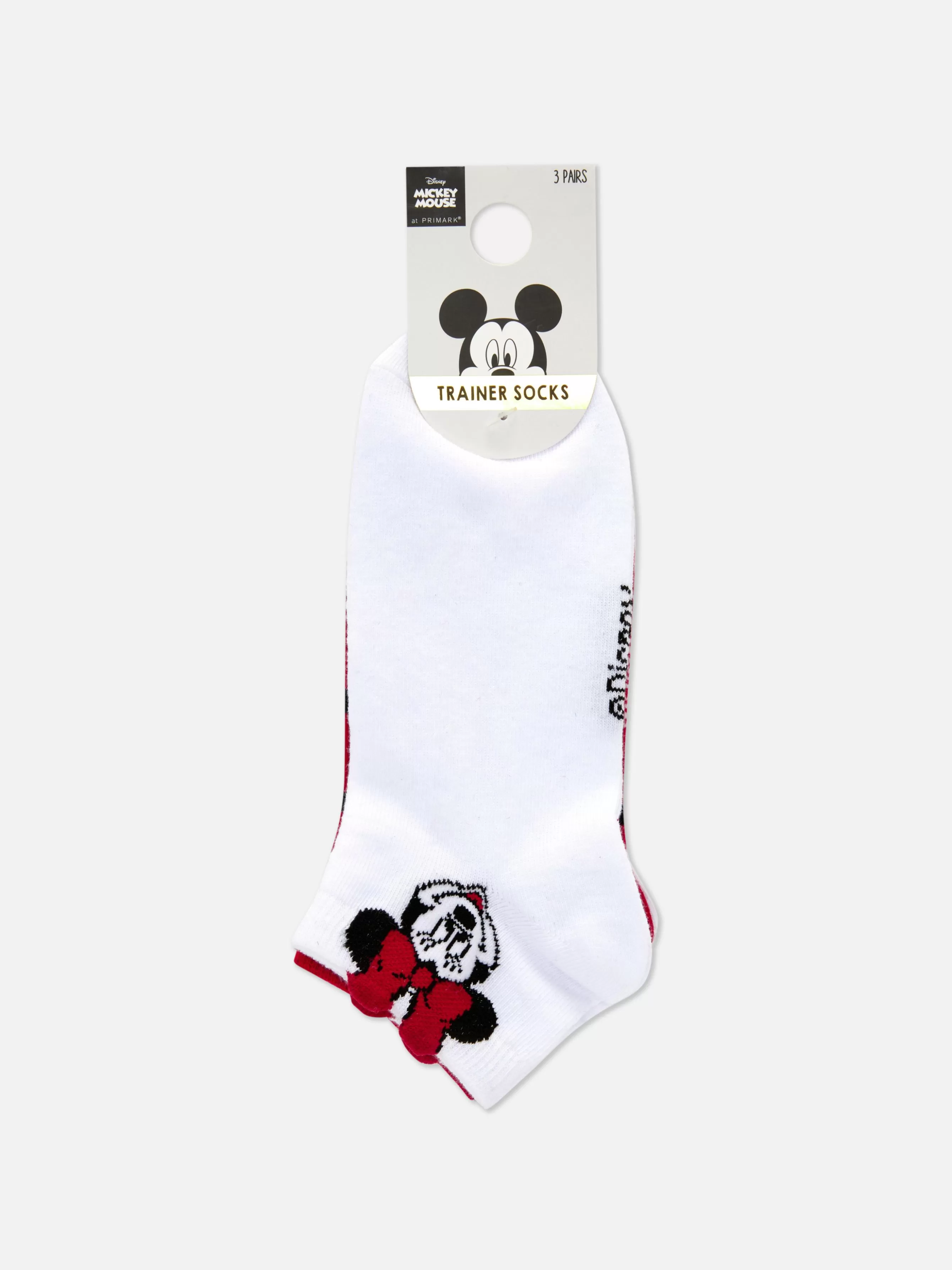 Cheap Primark Lot De 3 Paires De Chaussettes Disney Mickey Et Minnie Blanc