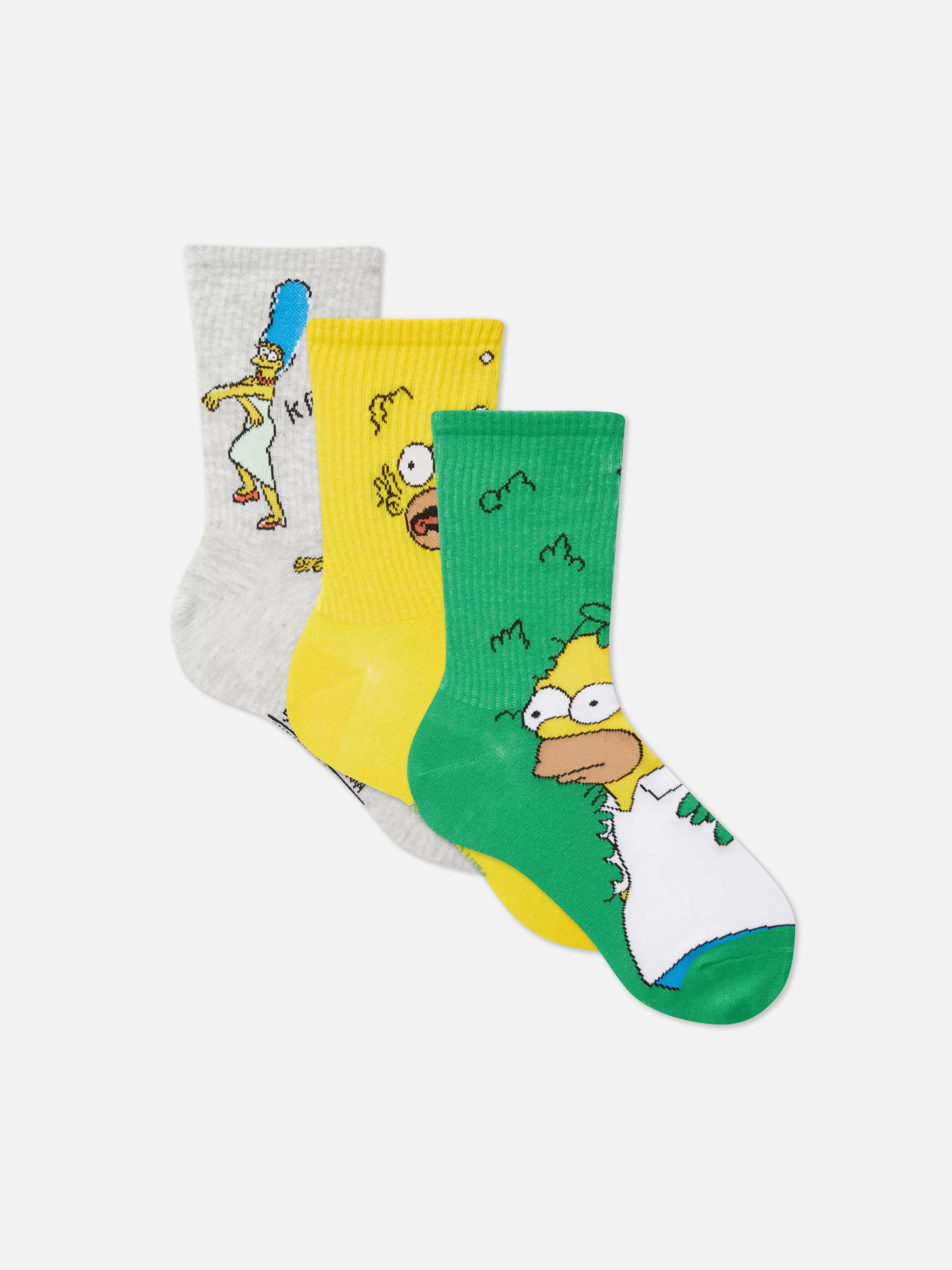 Best Primark Lot De 3 Paires De Chaussettes Les Simpson Multicolore