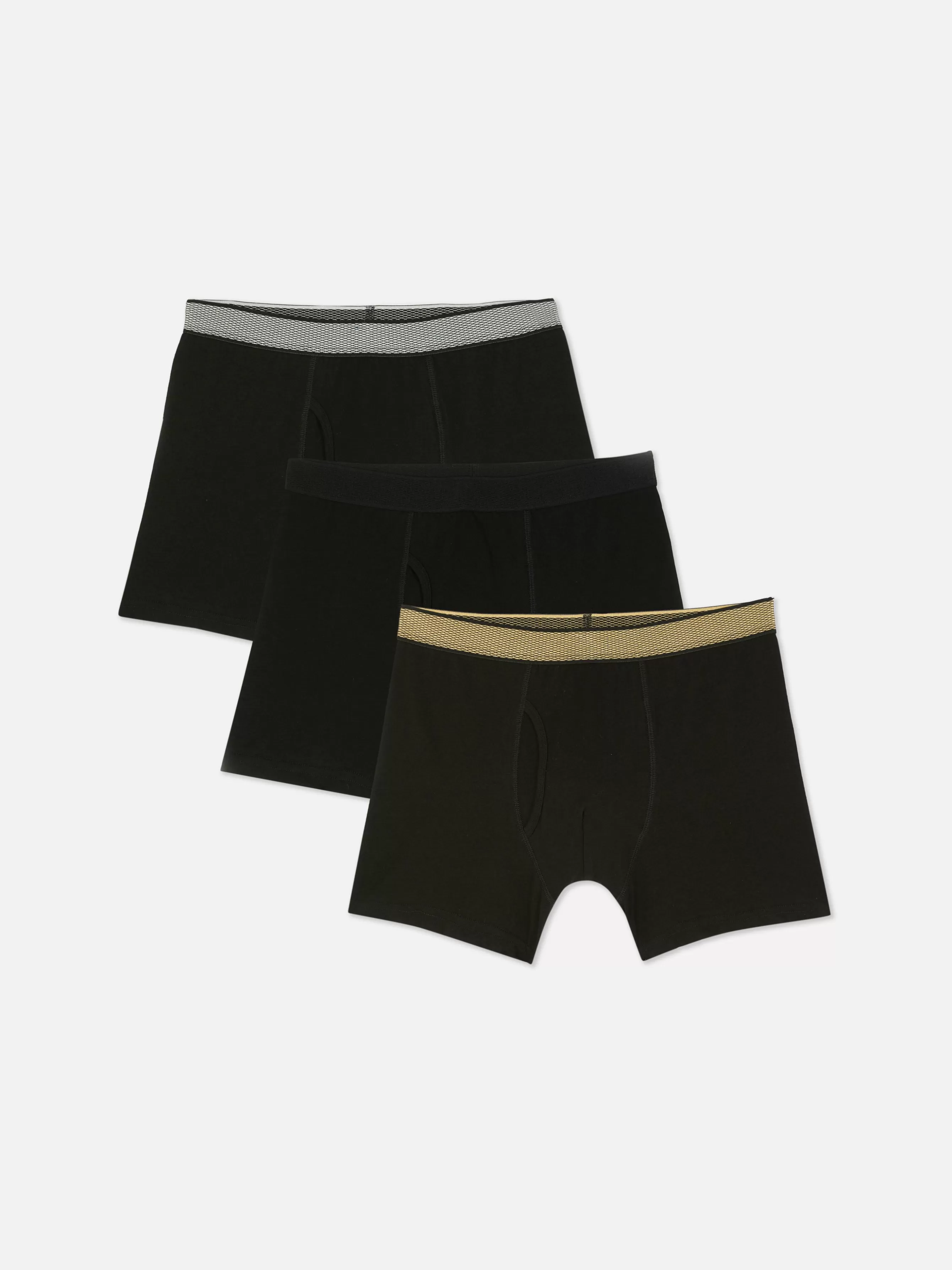 Fashion Primark Lot De 3 Shortys à Taille Métallisée Noir