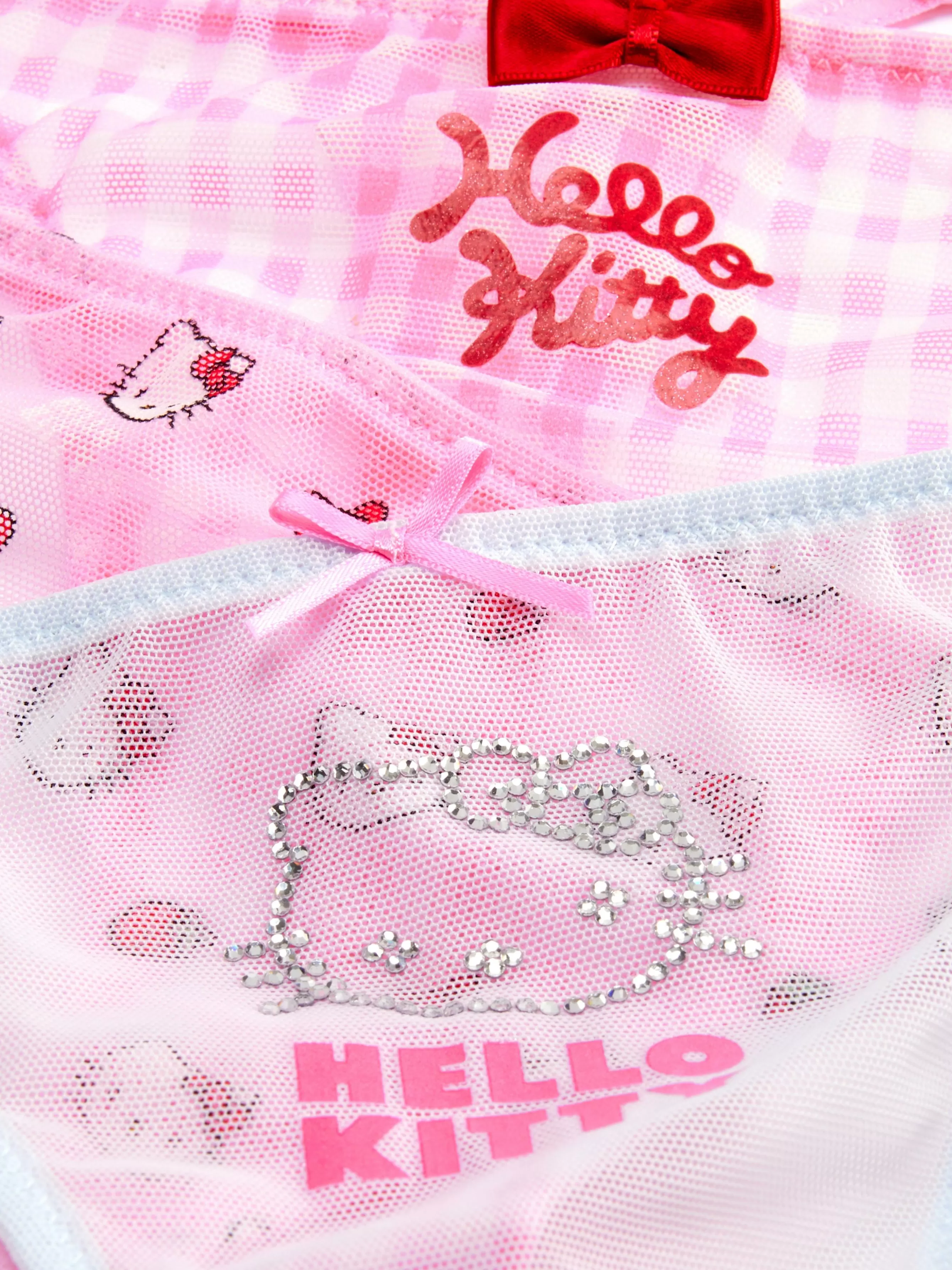 Store Primark Lot De 3 Strings Hello Kitty Rose