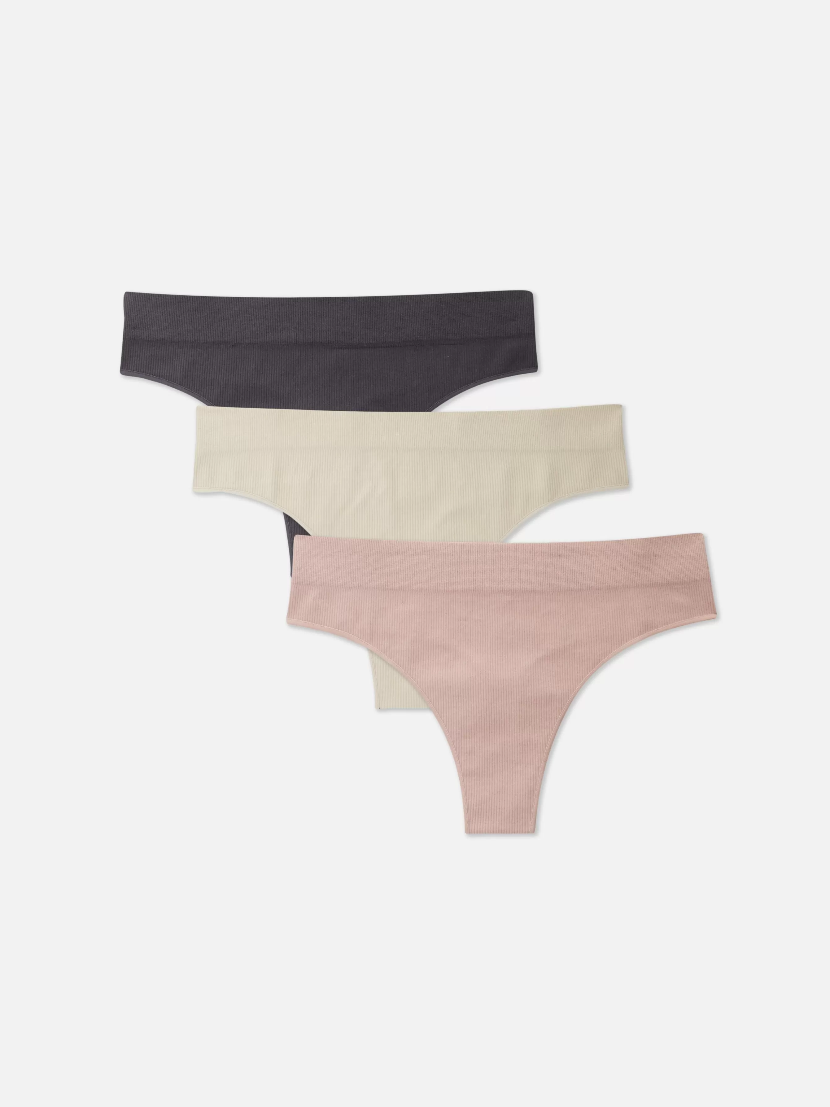 Online Primark Lot De 3 Strings Sans Couture Ton Sur Ton Rose