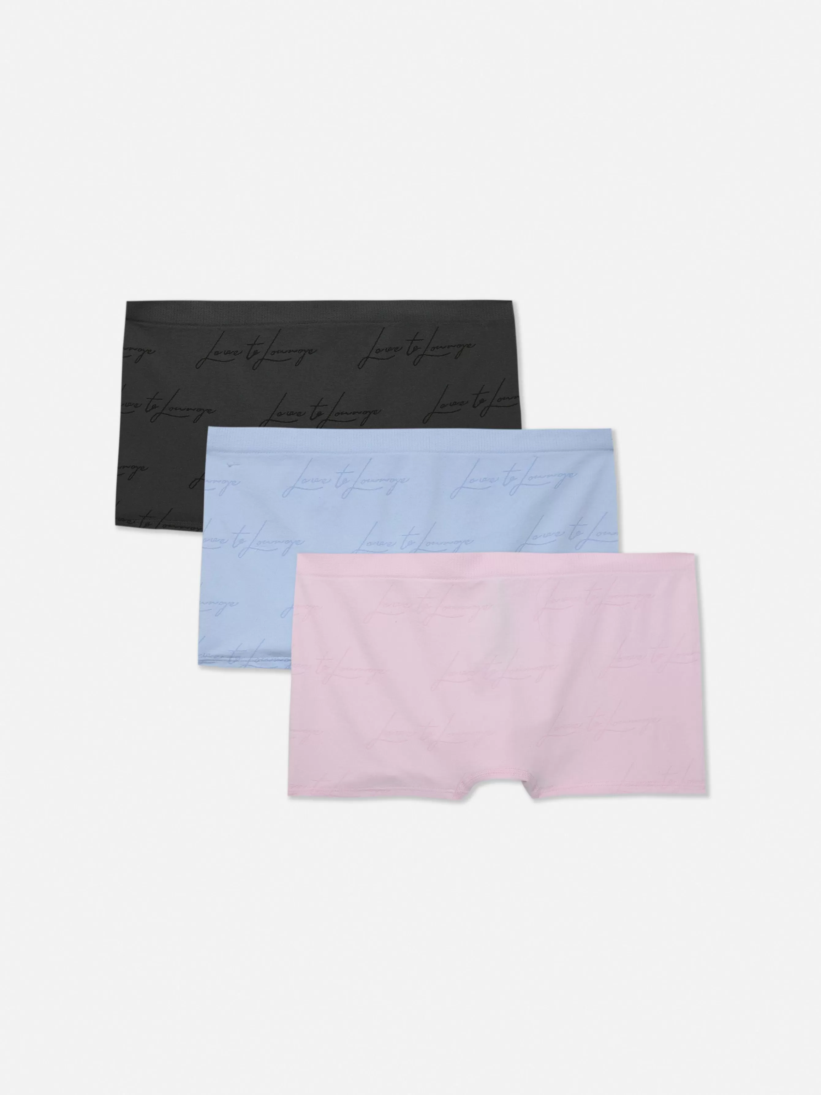 Hot Primark Lot De 3 shortys élastiqués Anthracite