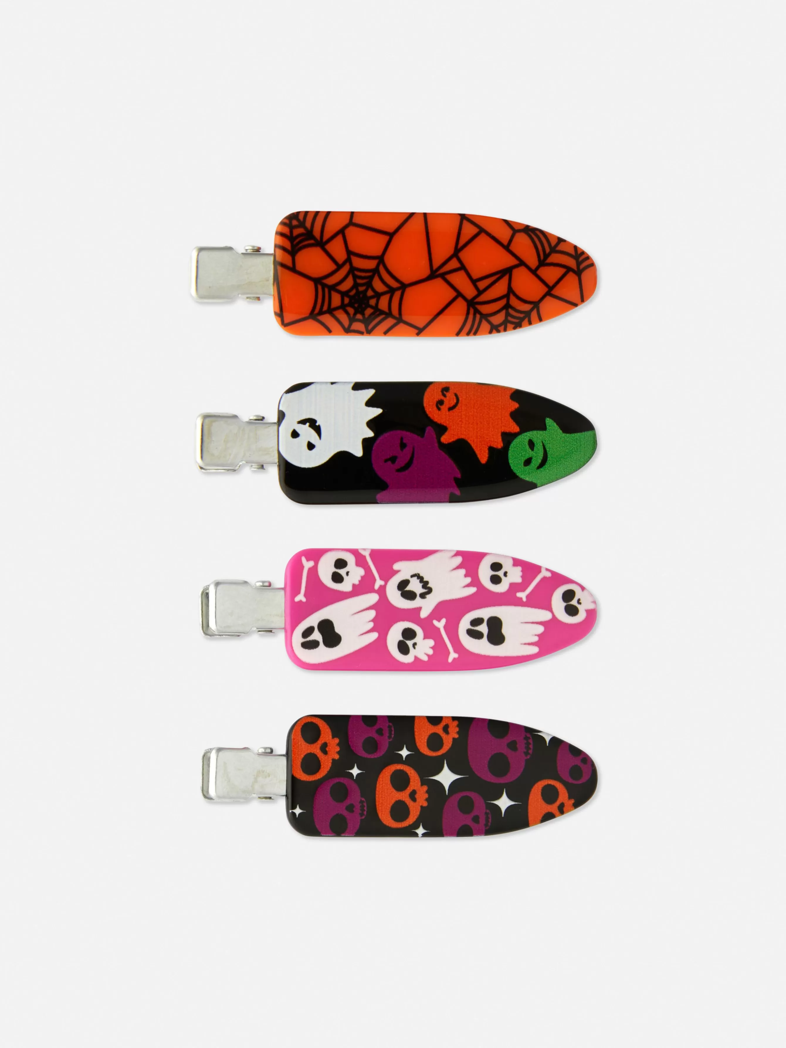 Best Primark Lot De 4 Barrettes Sans Marque Halloween PS... Multicolore