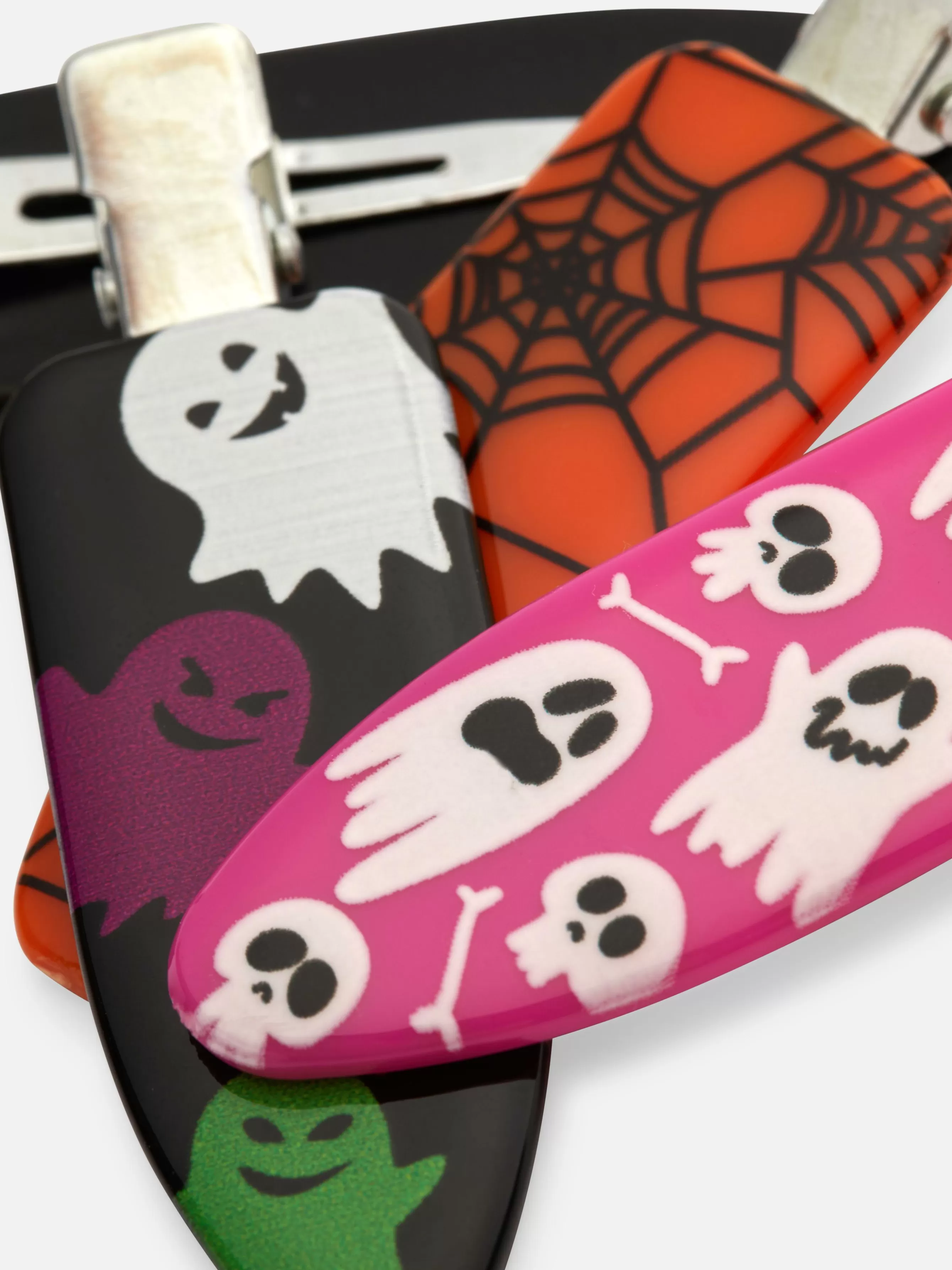 Best Primark Lot De 4 Barrettes Sans Marque Halloween PS... Multicolore