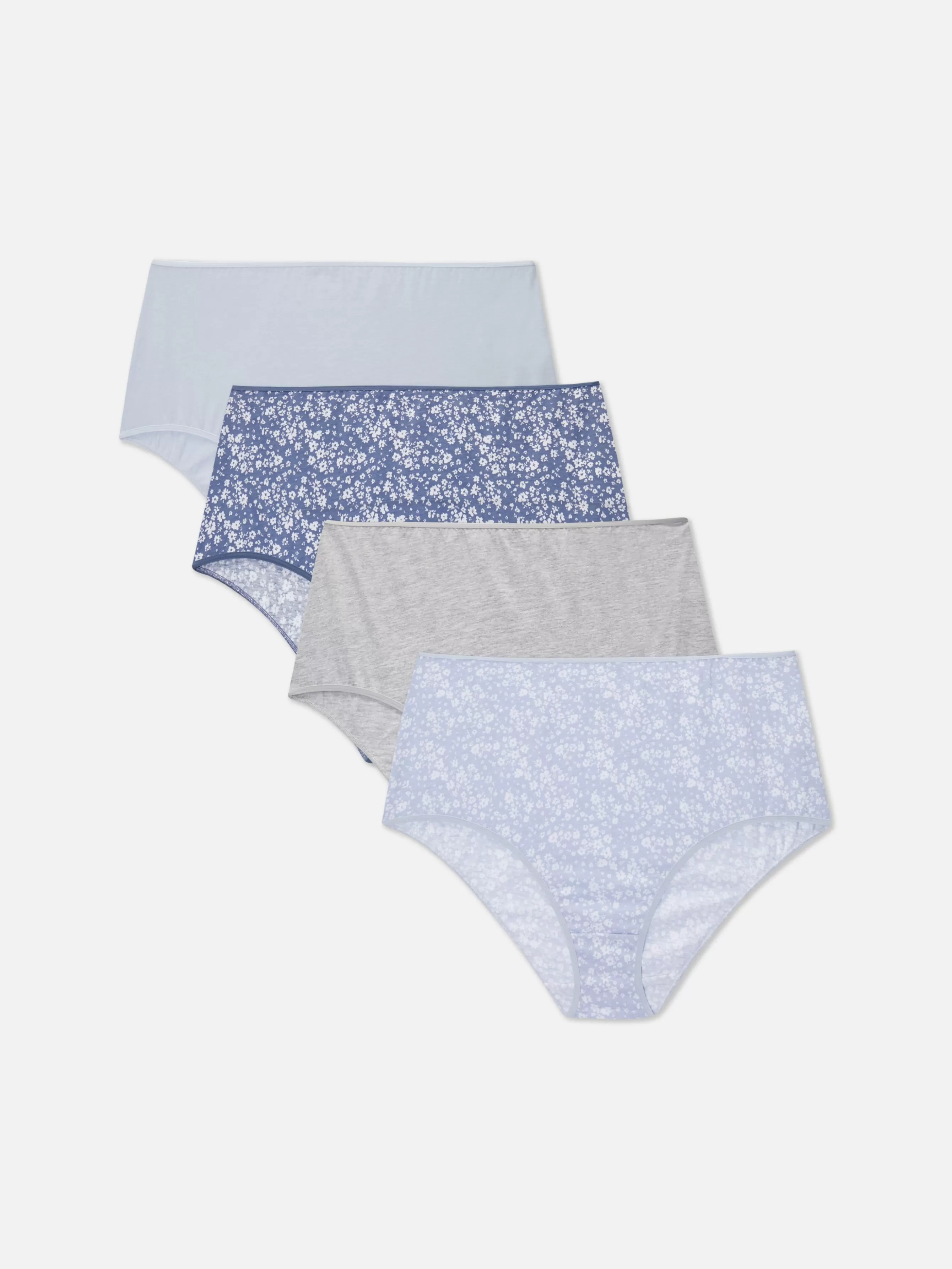 Shop Primark Lot De 4 Culottes Assorties Bleu