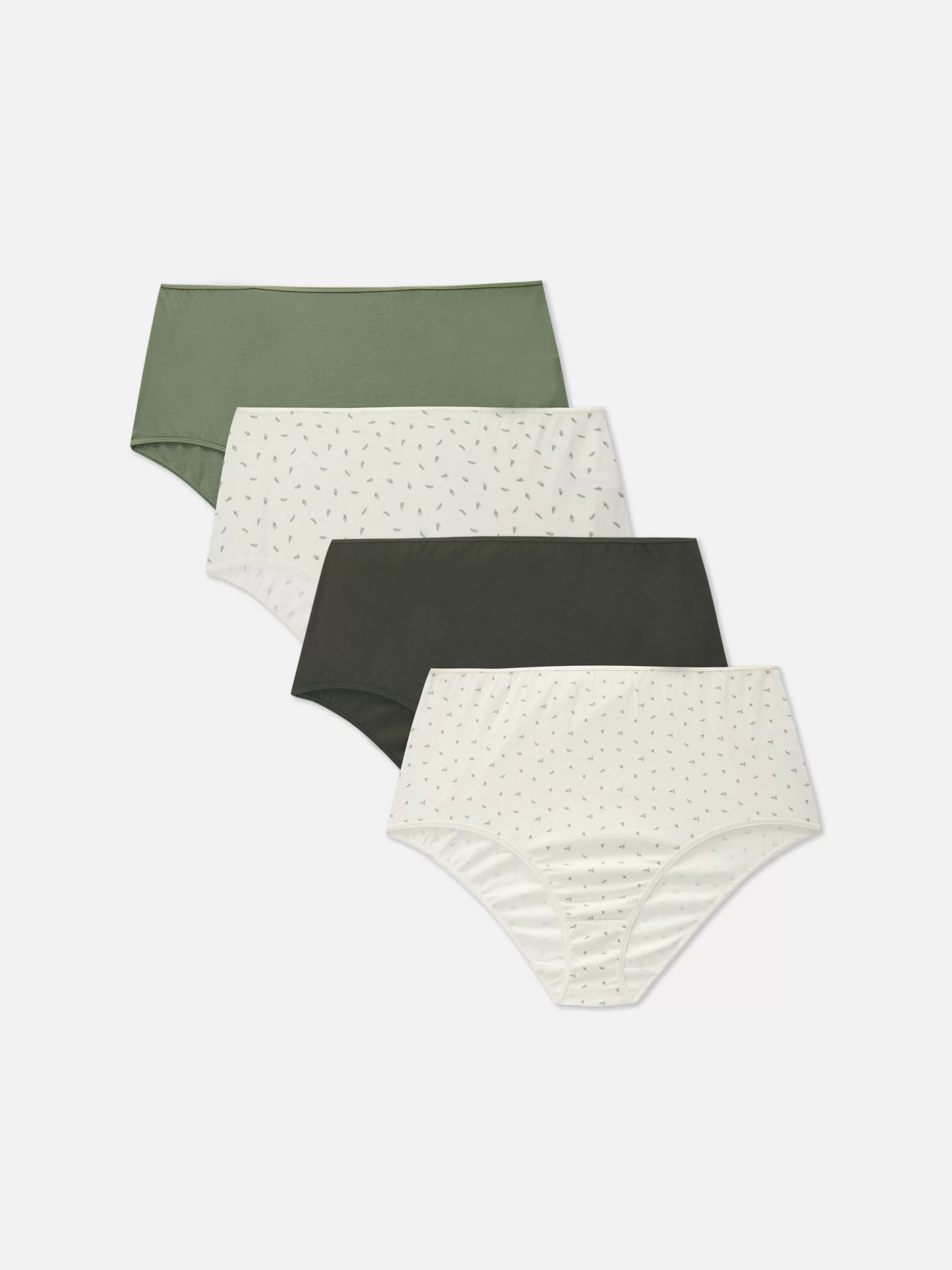 Flash Sale Primark Lot De 4 Culottes Hautes Pour Tous Les Jours Vert