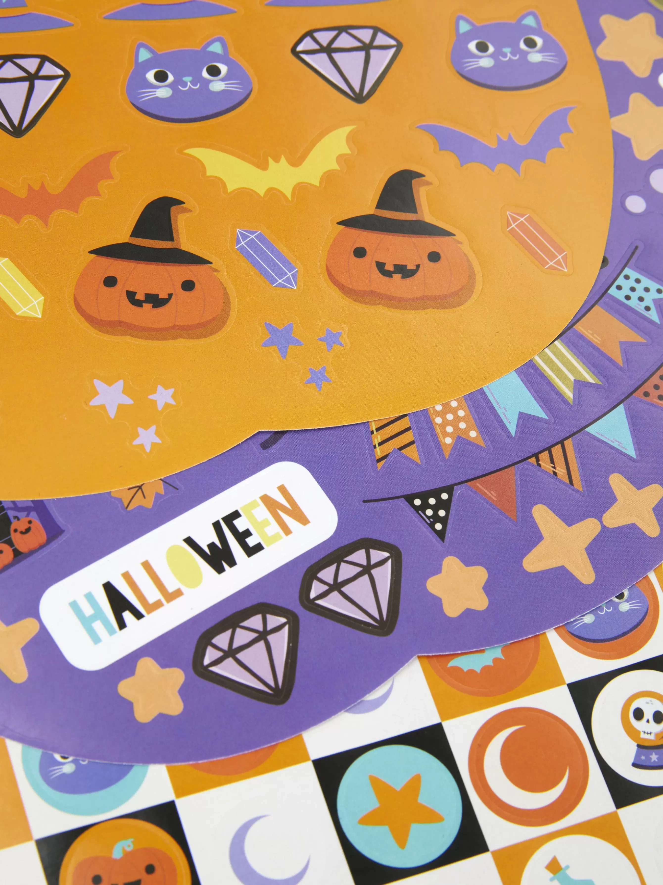 Online Primark Lot De 500 Autocollants Halloween Orange