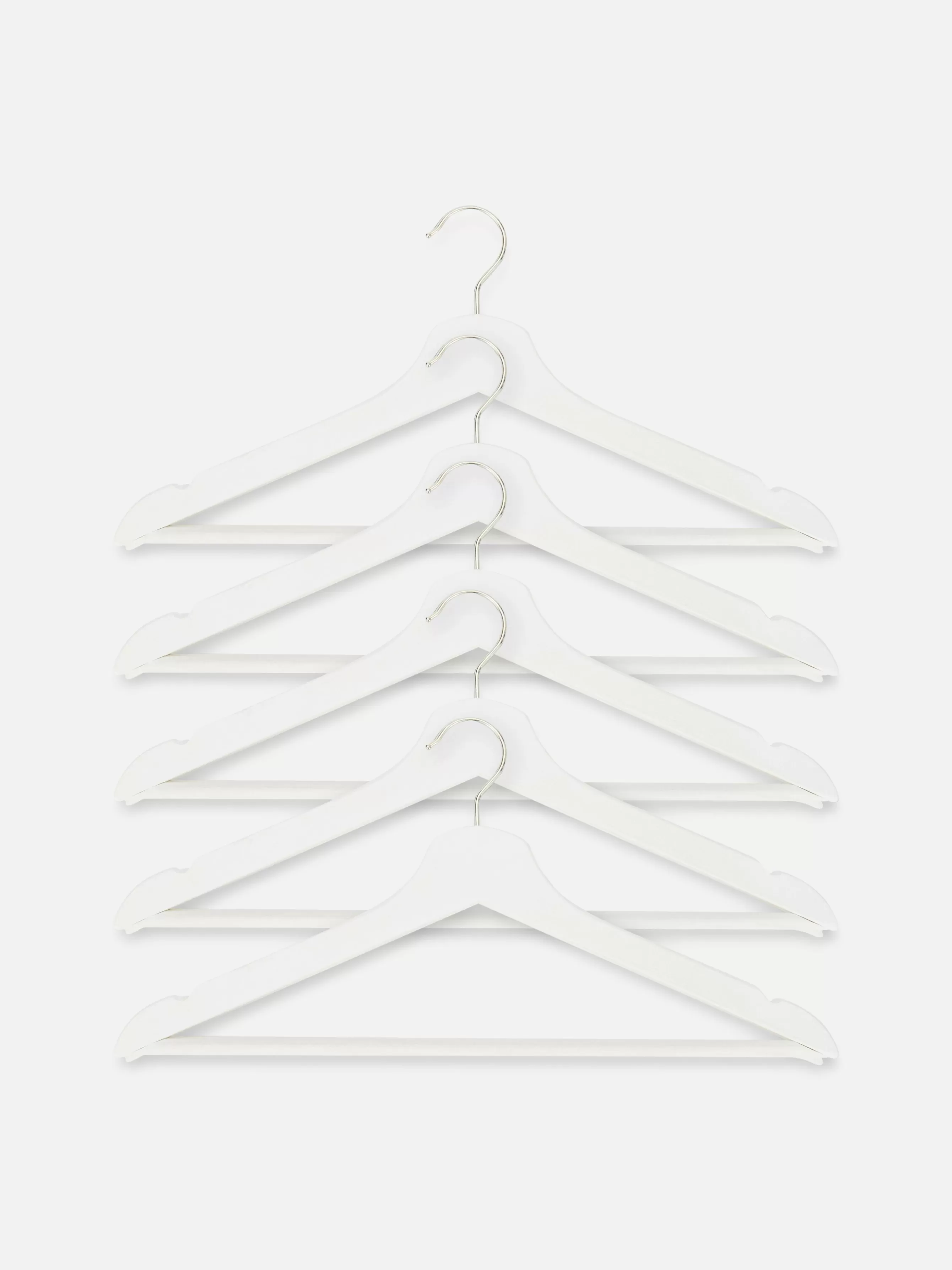 Clearance Primark Lot De 5 Cintres En Bois Blanc