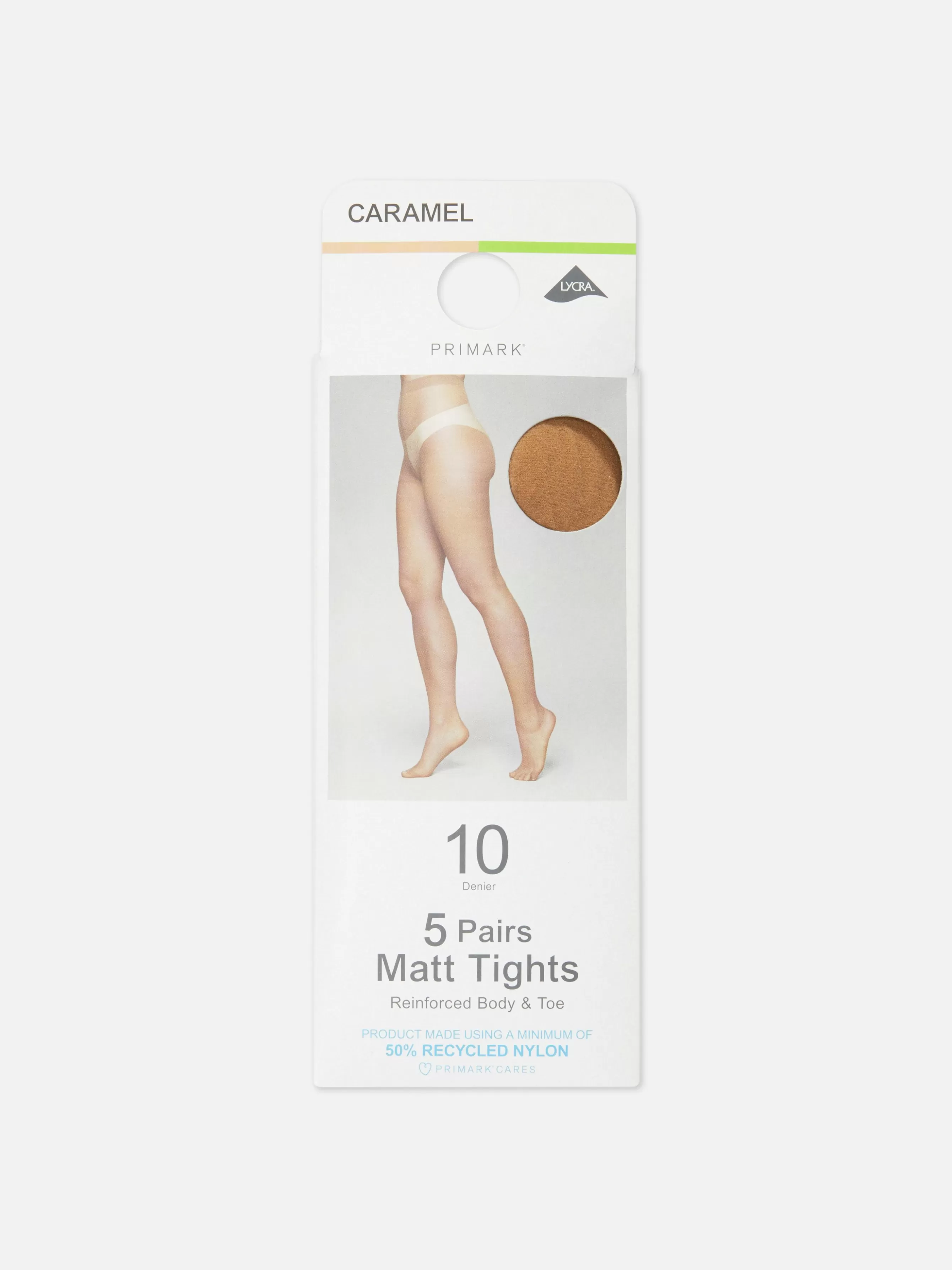 Clearance Primark Lot De 5 Collants Mats 10 Deniers Caramel