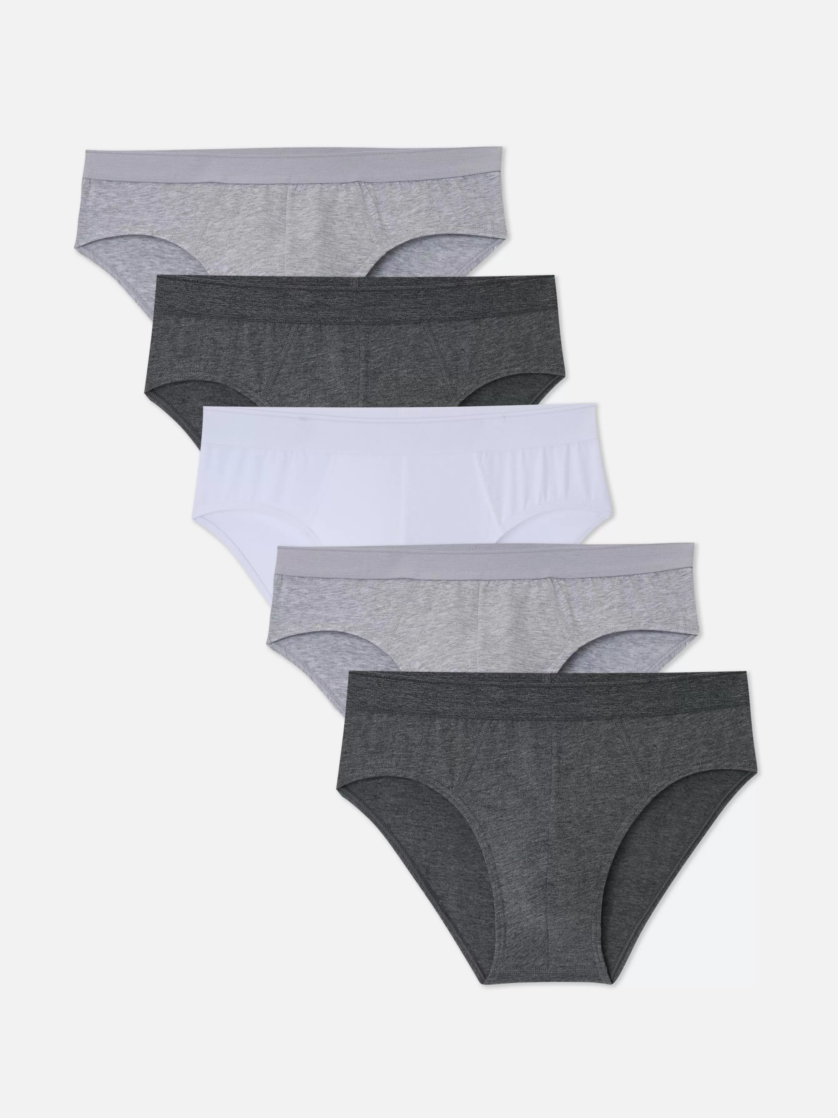 Shop Primark Lot De 5 Culottes En Modal Gris