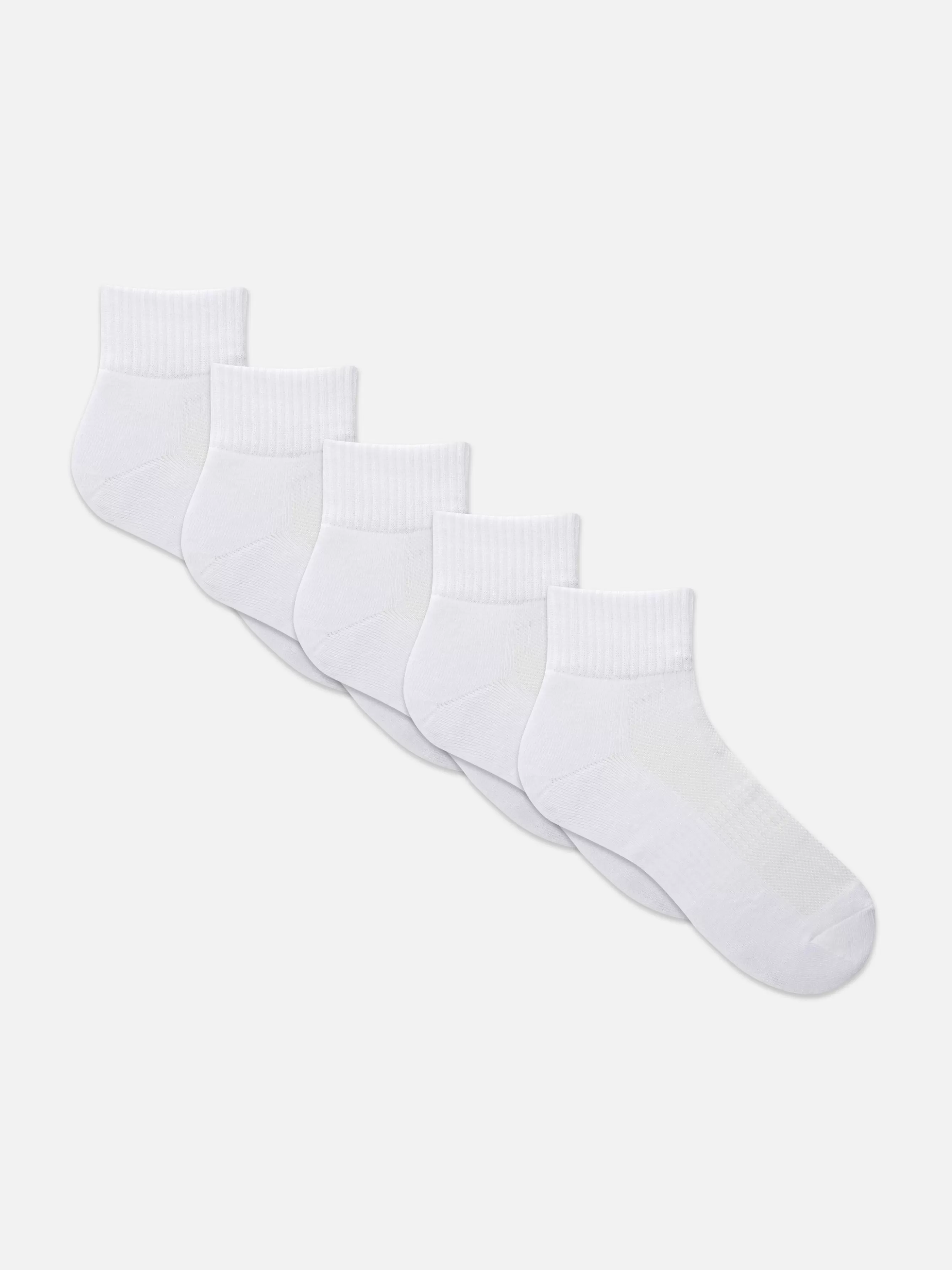 Clearance Primark Lot De 5 Paires De Chaussettes Courtes Blanc