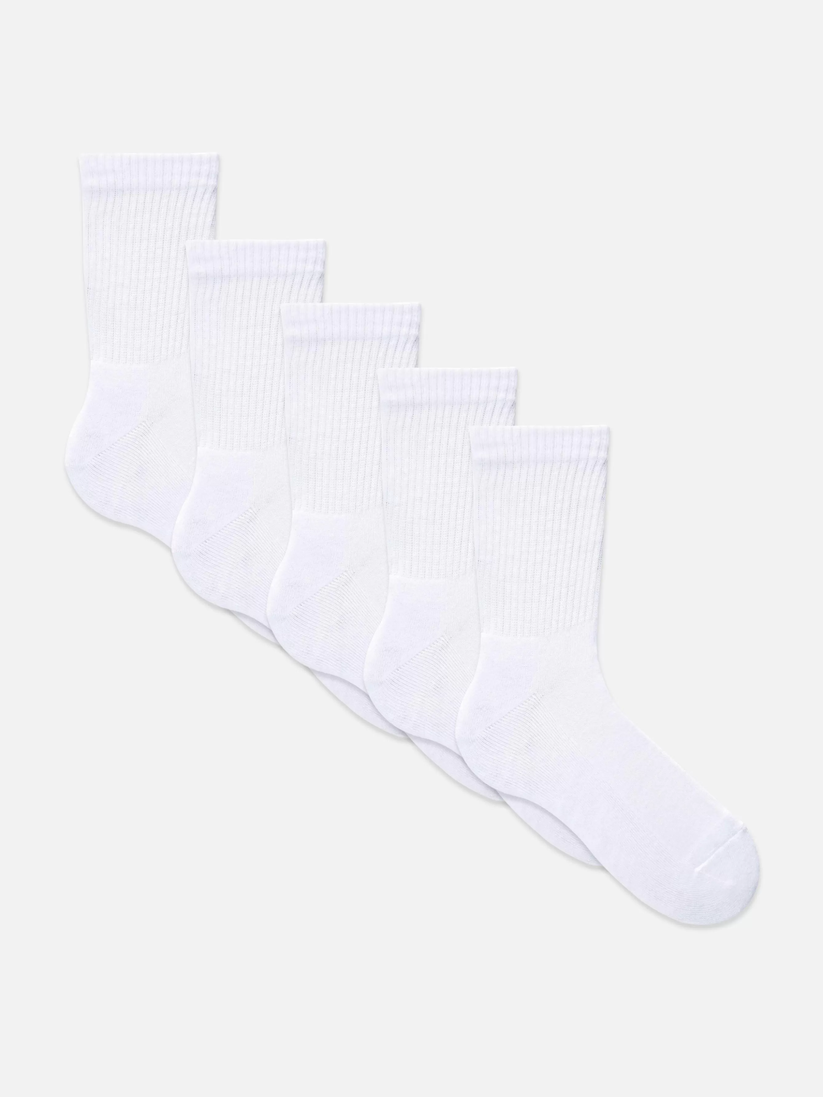 Cheap Primark Lot De 5 Paires De Chaussettes De Sport Blanc