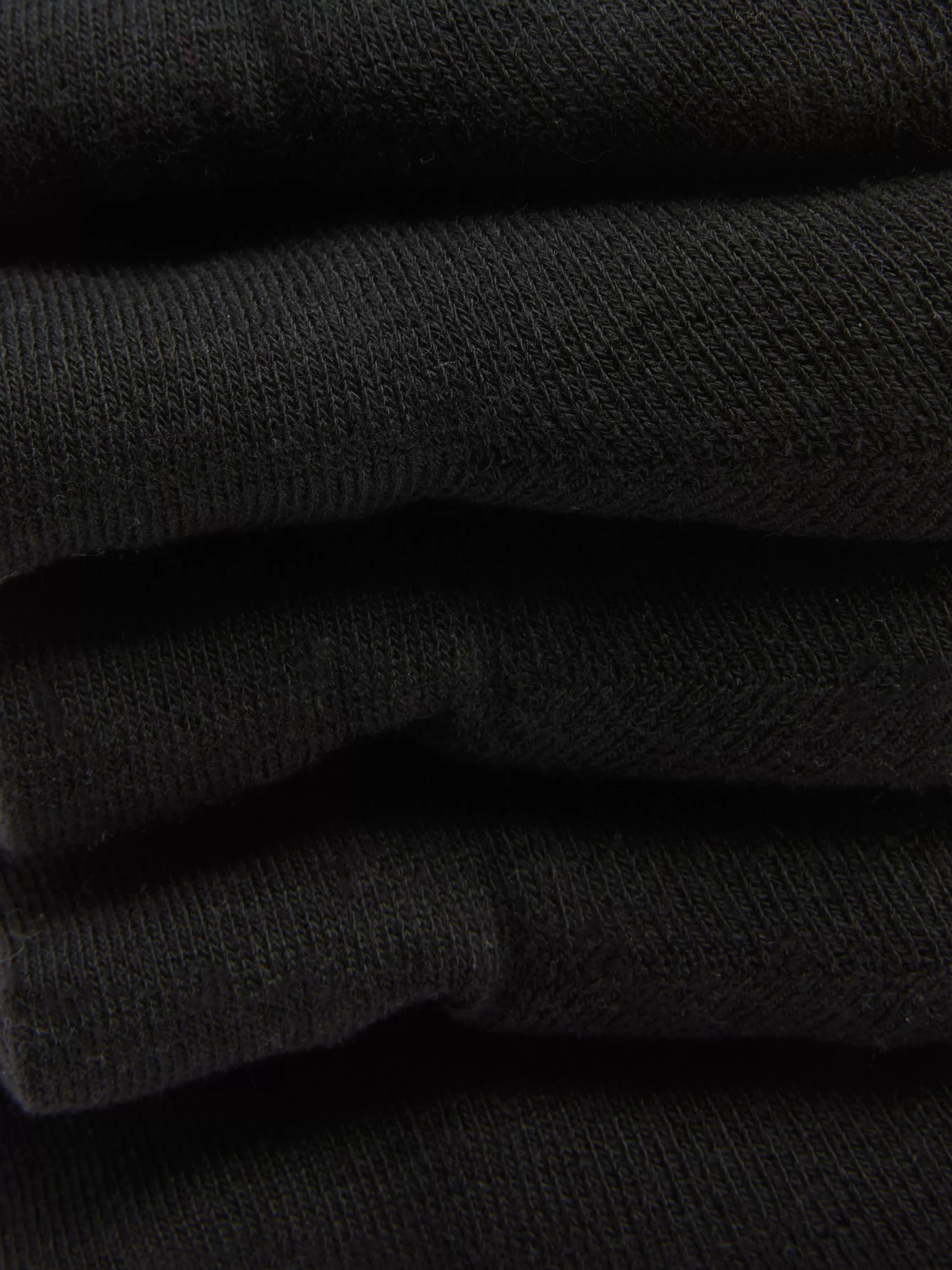 New Primark Lot De 5 Paires De Chaussettes De Sport Noir