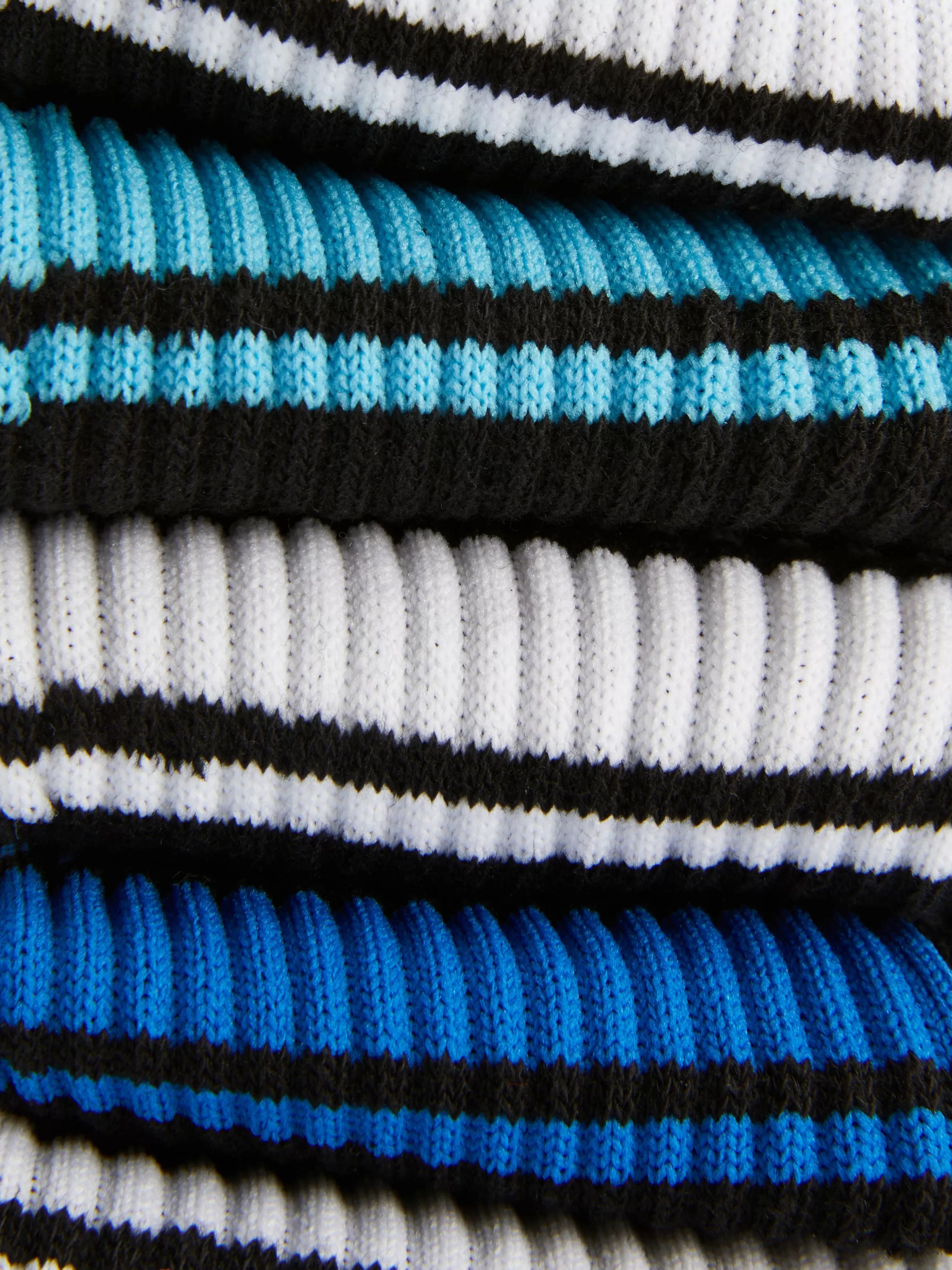 Outlet Primark Lot De 5 Paires De Chaussettes De Sport à Rayures Noir