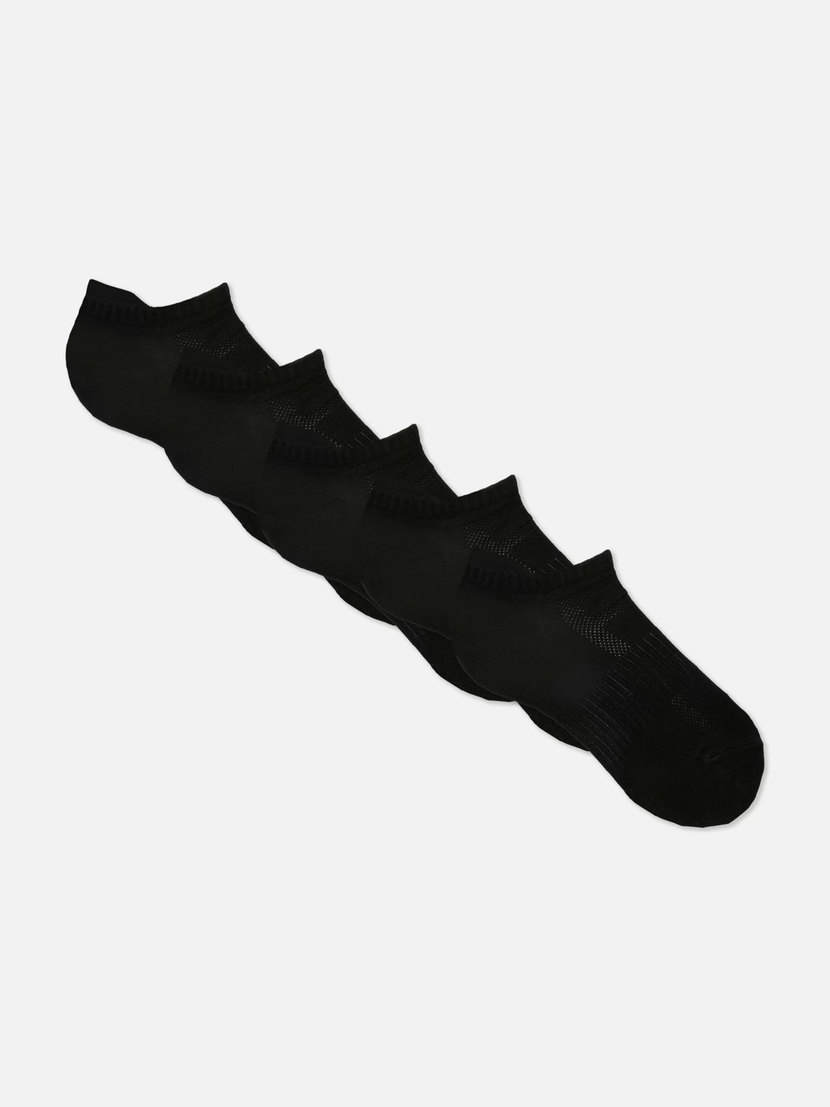Discount Primark Lot De 5 Paires De Chaussettes De Sport En Microfibre Noir