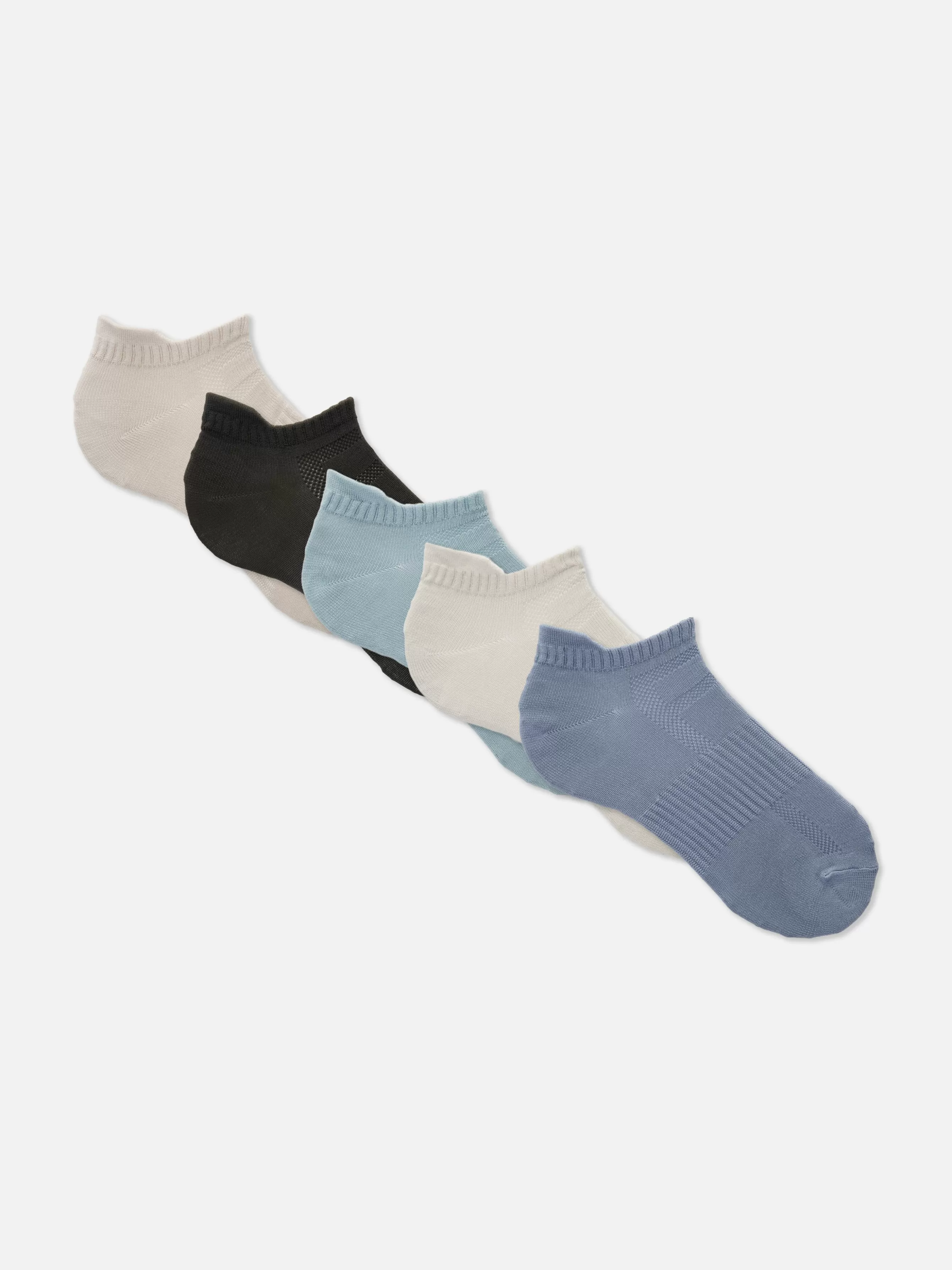 Online Primark Lot De 5 Paires De Chaussettes De Sport En Microfibre Grège