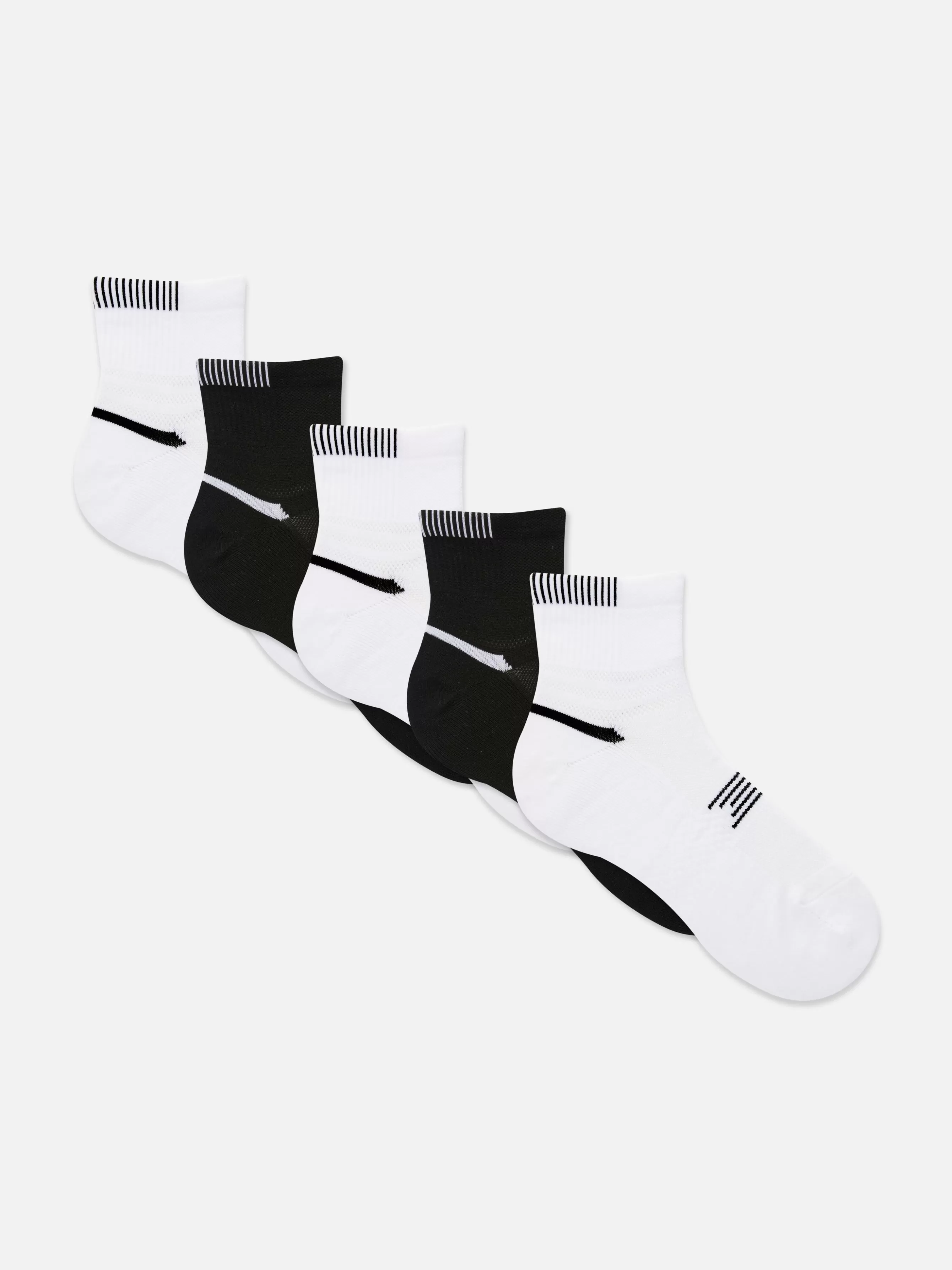 Outlet Primark Lot De 5 Paires De Chaussettes De Sport Mi-longues Multicolore