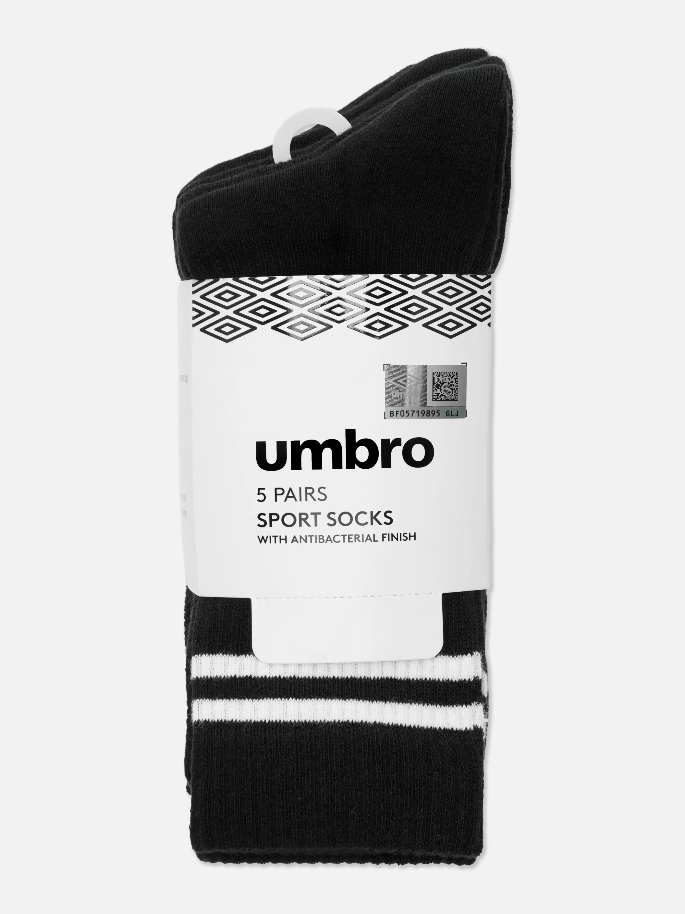 Best Primark Lot De 5 Paires De Chaussettes De Sport Umbro Noir