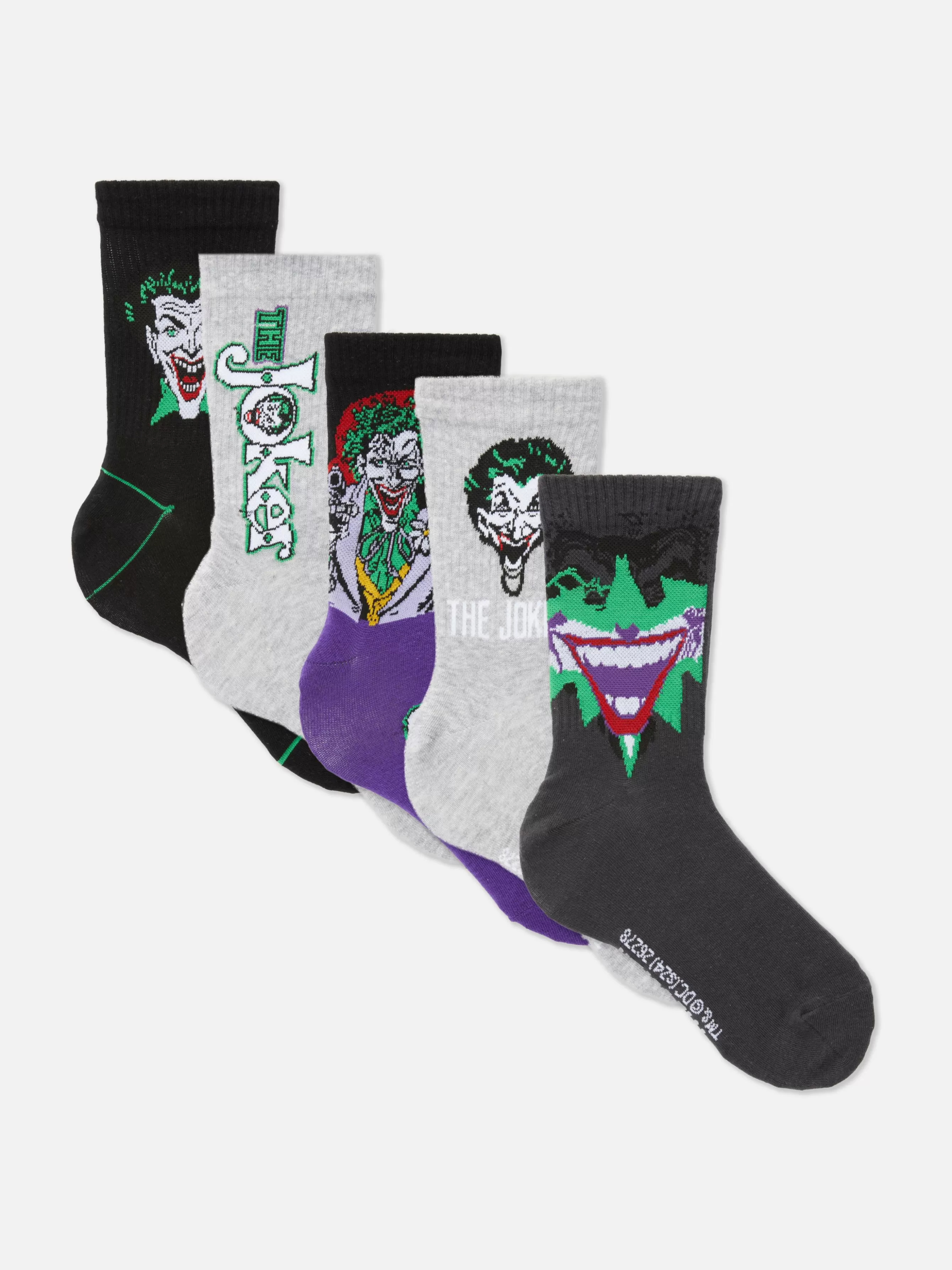 Best Primark Lot De 5 Paires De Chaussettes Le Joker Multicolore