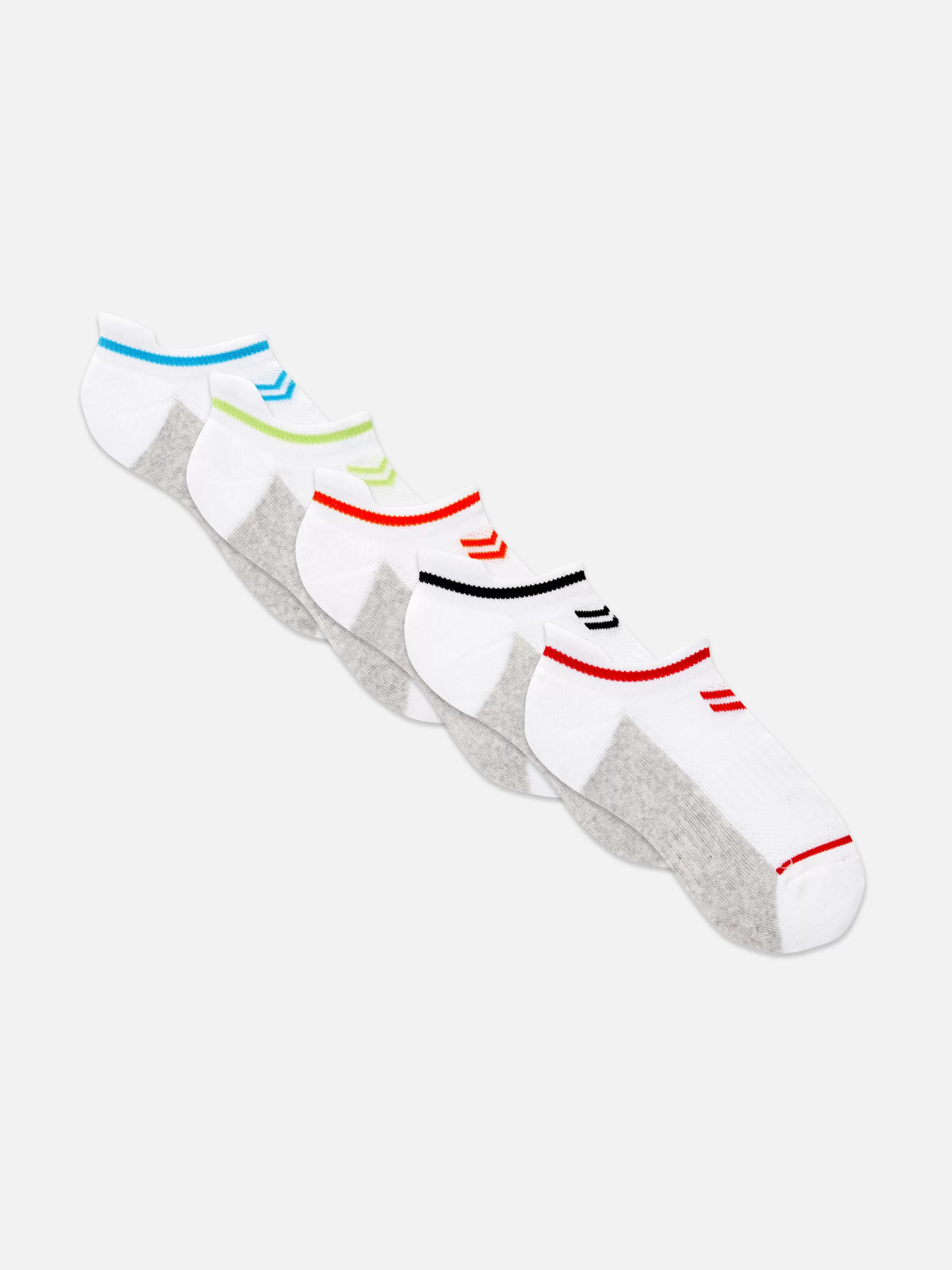 Best Primark Lot De 5 Paires De Chaussettes Pour Baskets à Rayures Multicolore