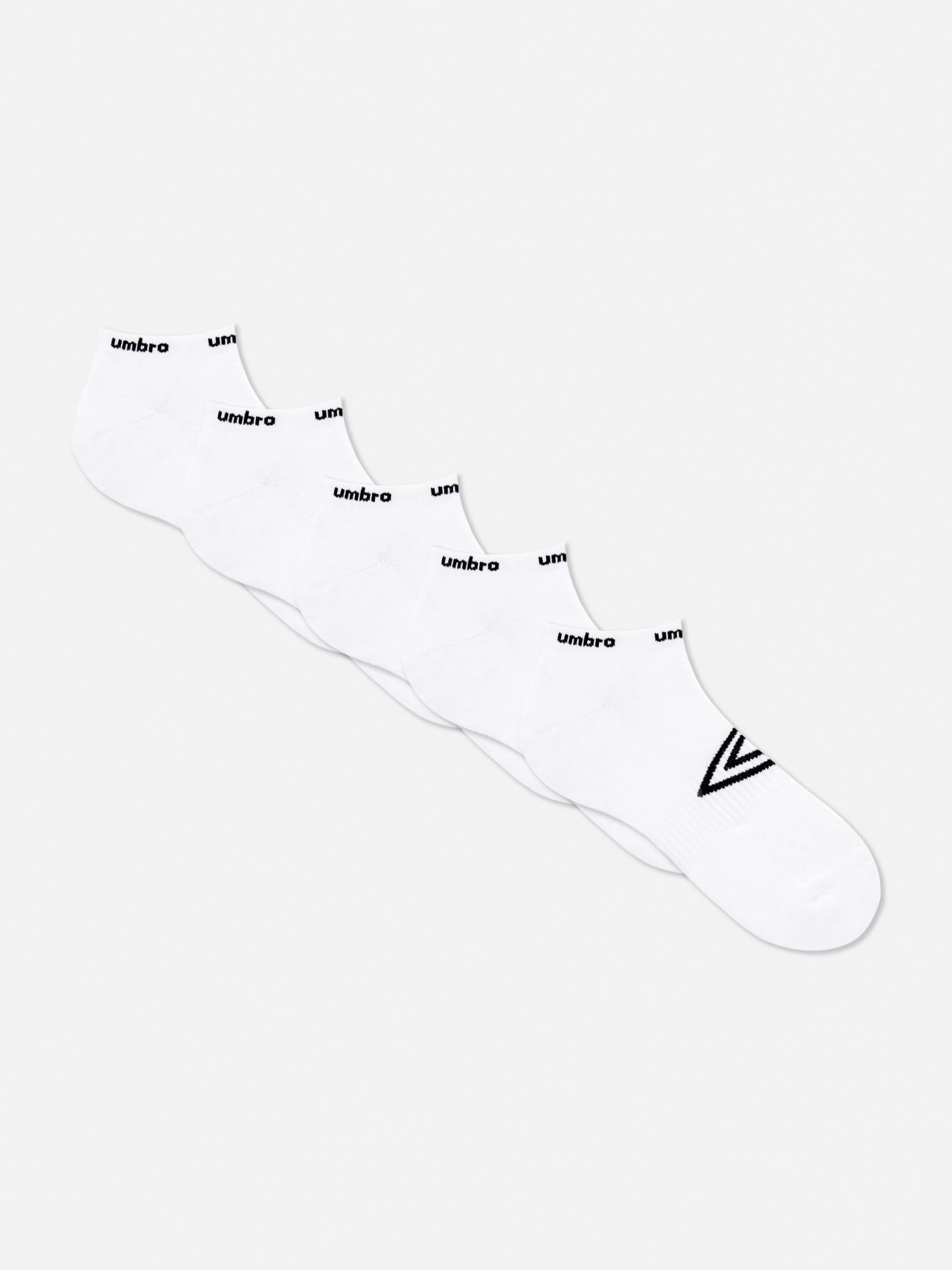 Flash Sale Primark Lot De 5 Paires De Chaussettes Pour Baskets Umbro Blanc