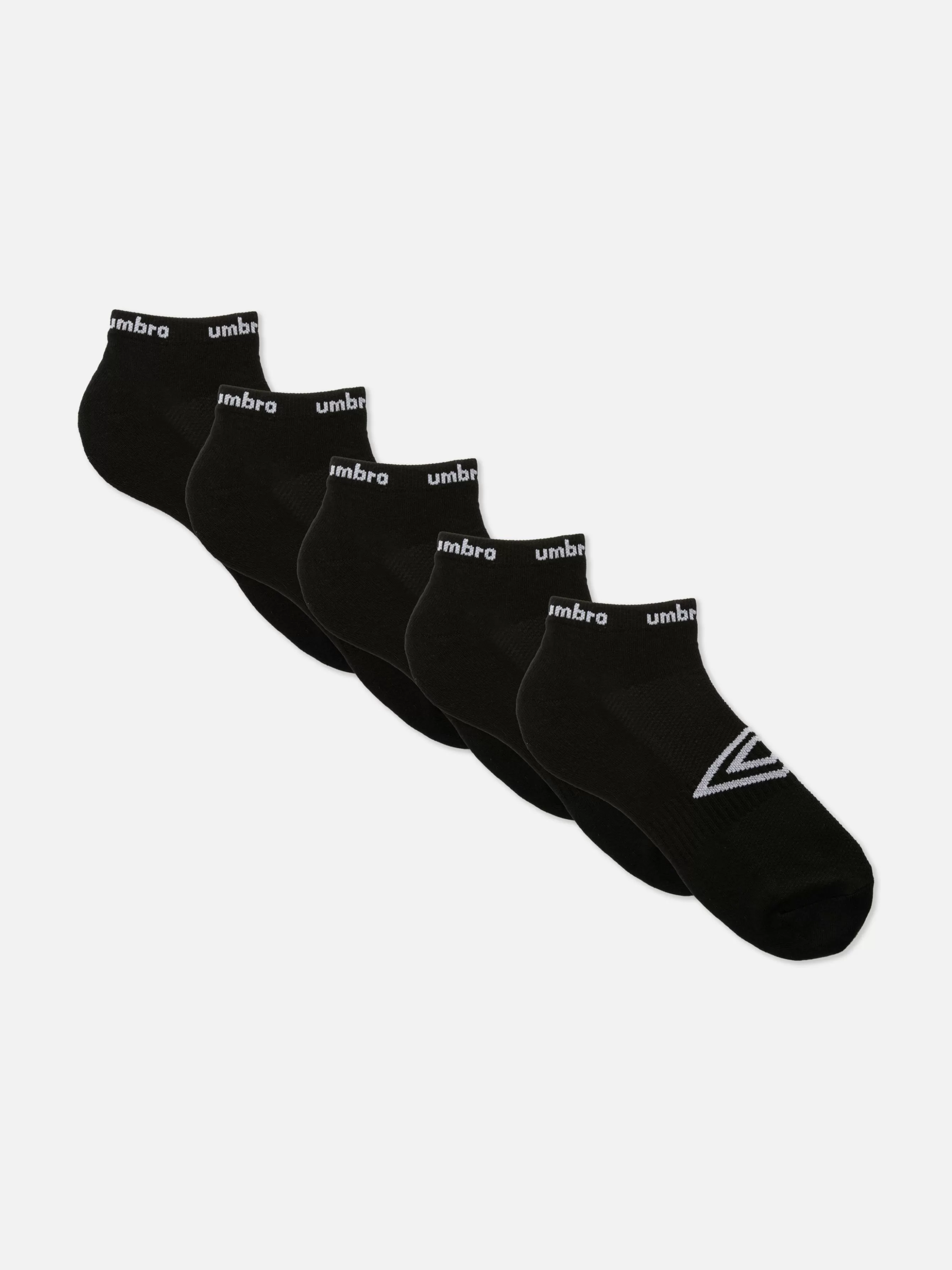 Cheap Primark Lot De 5 Paires De Chaussettes Pour Baskets Umbro Noir