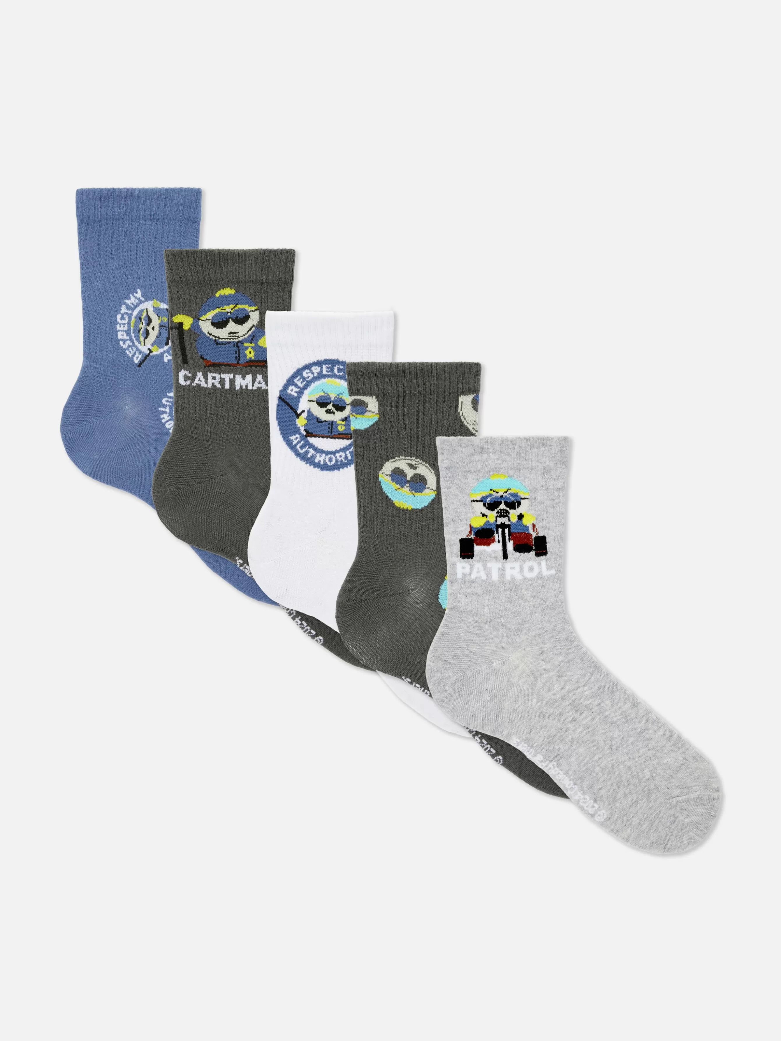 Best Sale Primark Lot De 5 Paires De Chaussettes South Park Cartman Multicolore