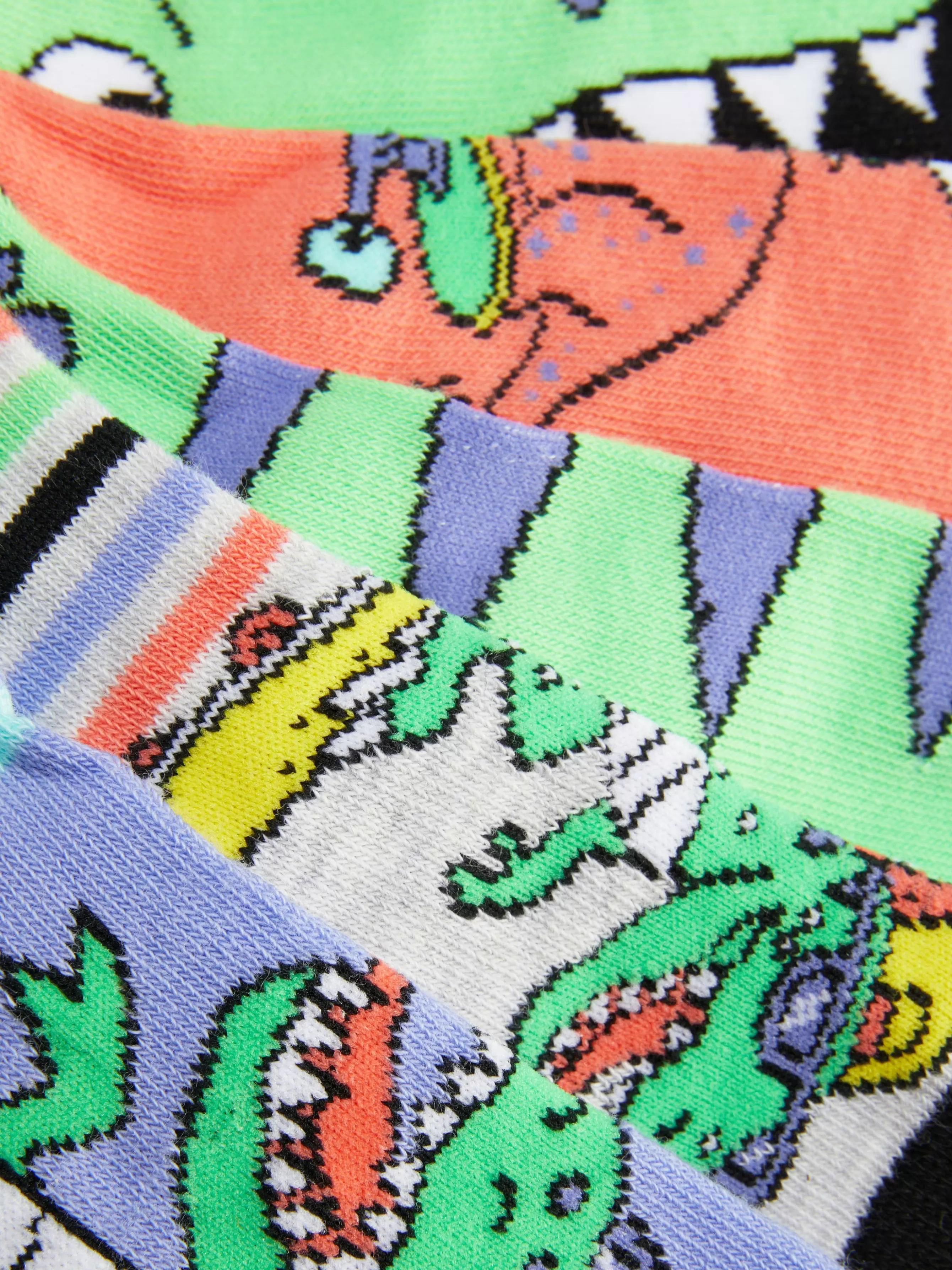 Clearance Primark Lot De 5 Paires De Socquettes à Motif Dinosaures Multicolore