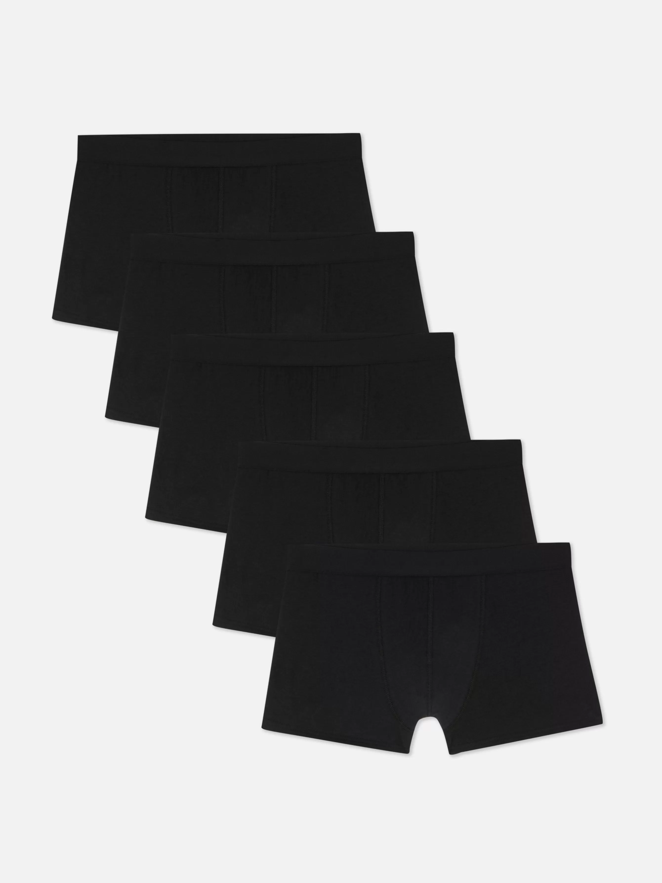 Shop Primark Lot De 5 Shortys En Modal Mélangé Noir