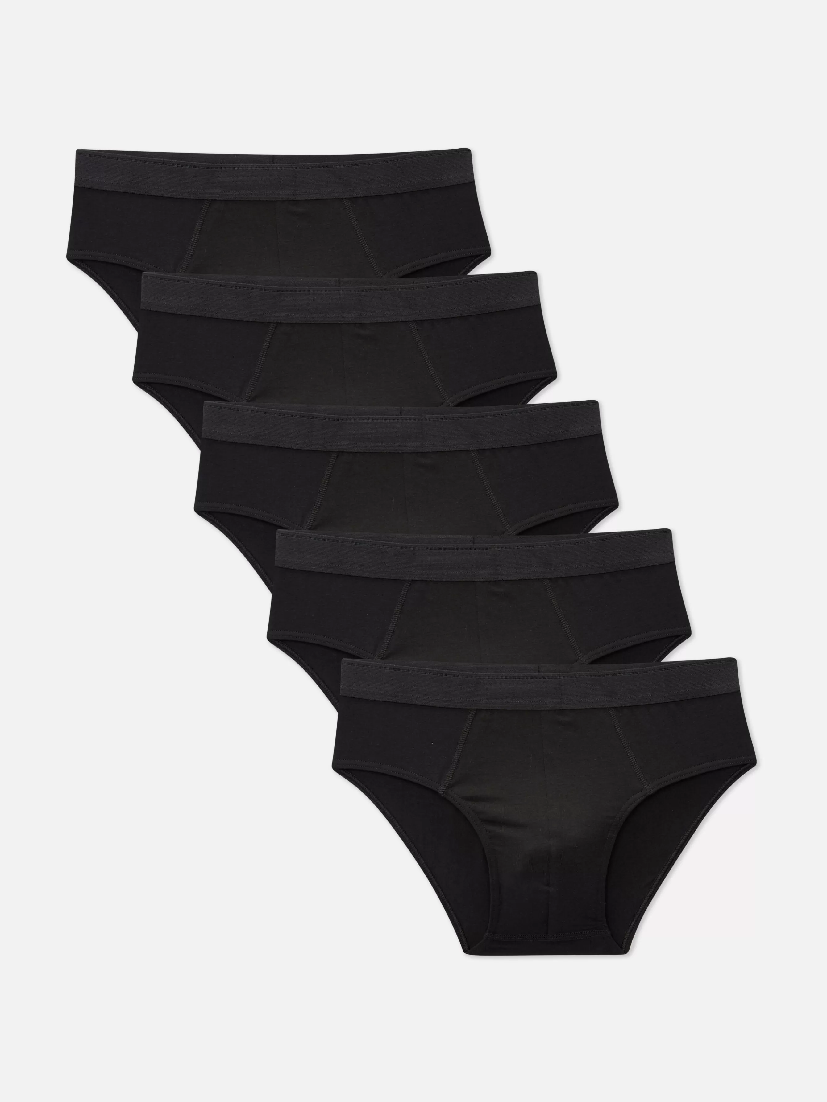 Outlet Primark Lot De 5 Slips Essential Noir 2