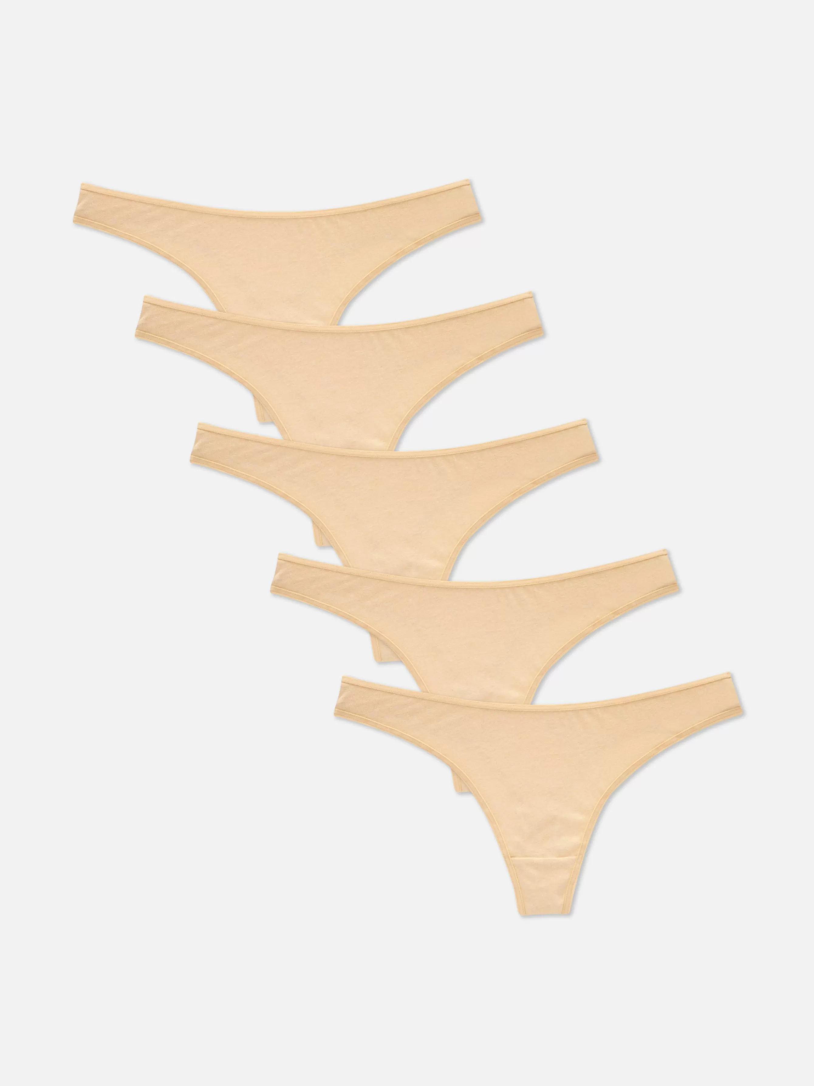 Online Primark Lot De 5 Strings Pour Tous Les Jours Taupe