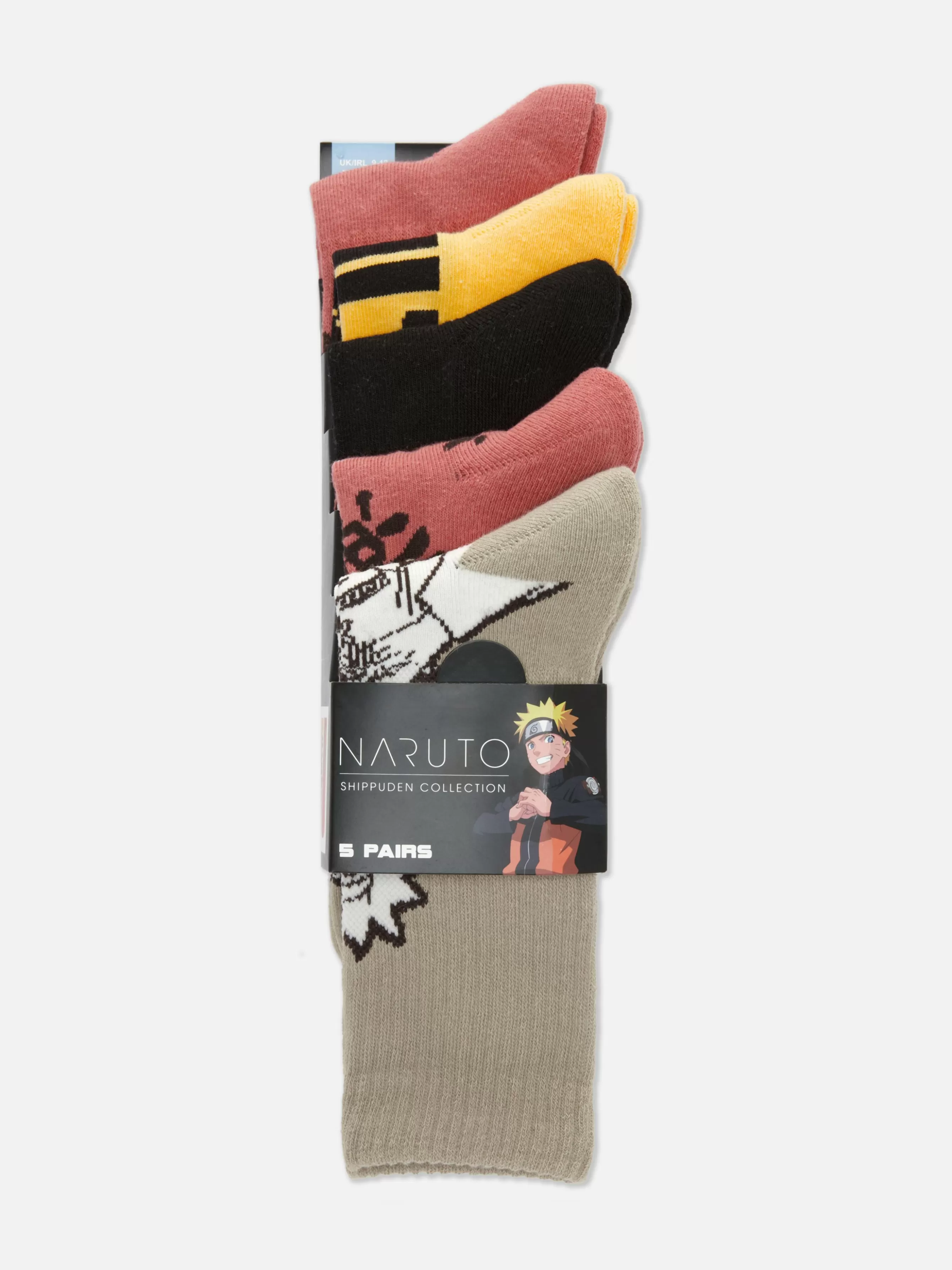 Hot Primark Lot De 5 paires De Socquettes Naruto Multicolore