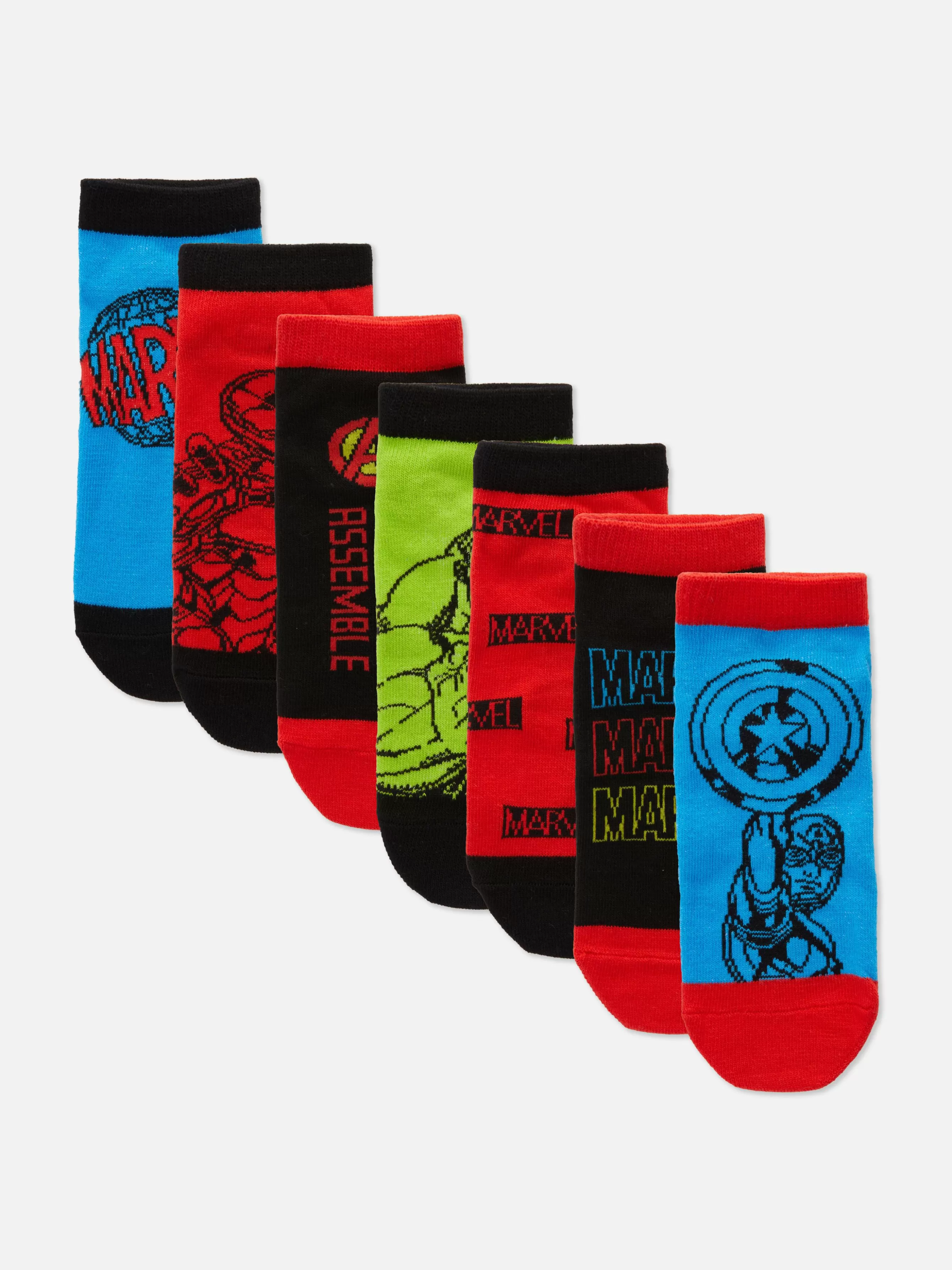 Hot Primark Lot De 7 Paires De Chaussettes Marvel Avengers Multicolore