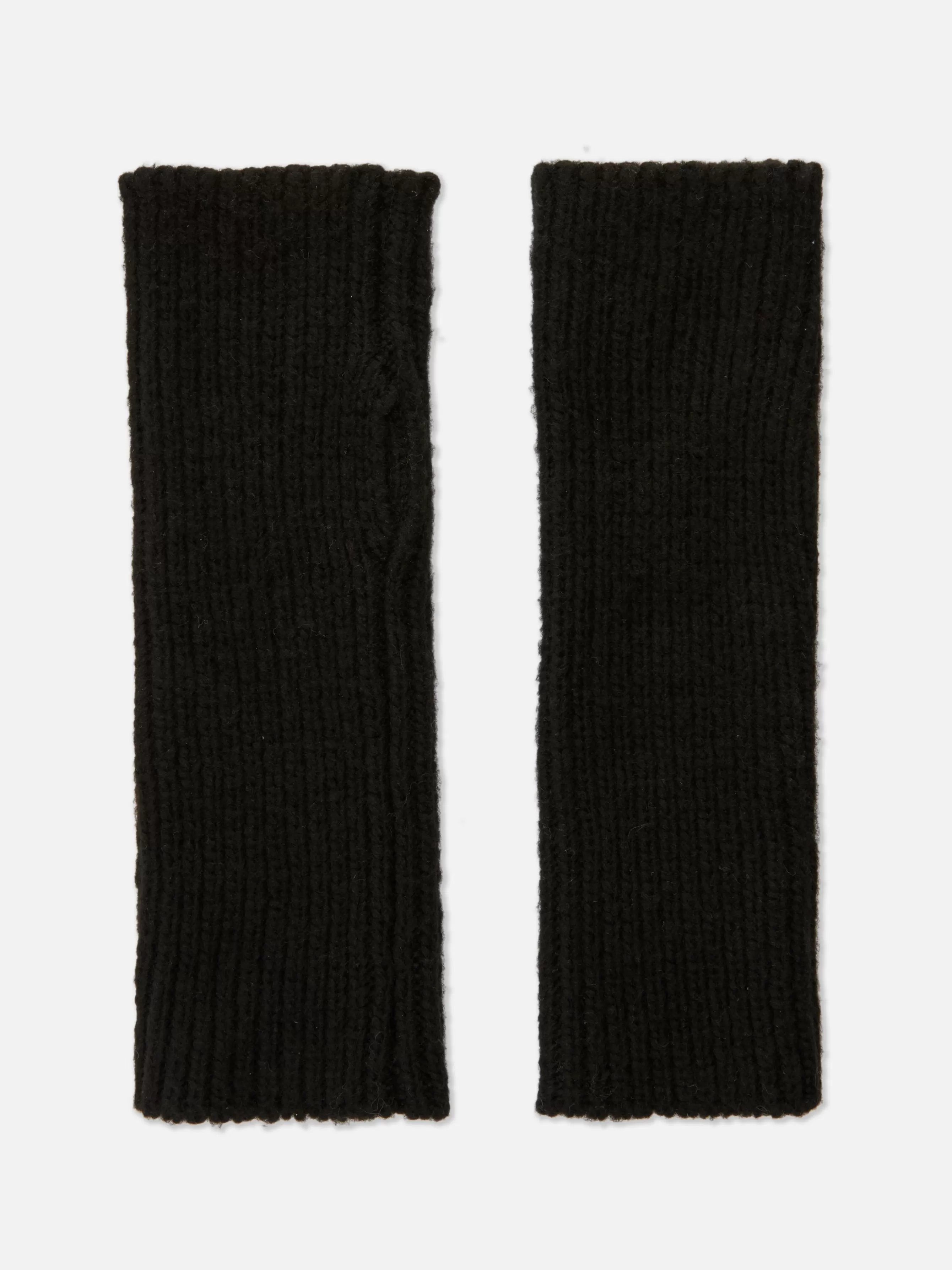 Shop Primark Manchettes En Tricot Noir